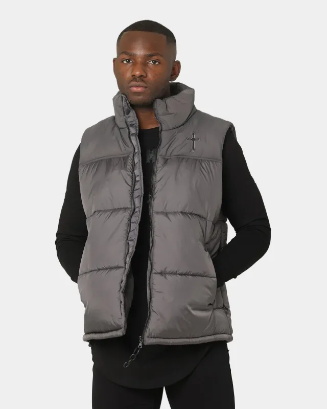 Saint Morta Kingdom Puffer Vest Dark Grey sold by Culture Kings