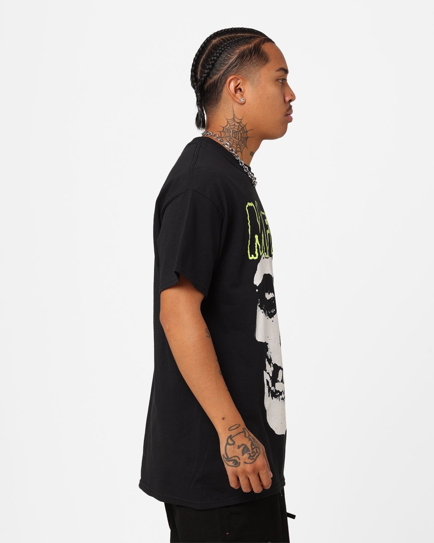 Misfits Fiend Green Logo T-Shirt Black sold by Culture Kings product image thumbnail 5
