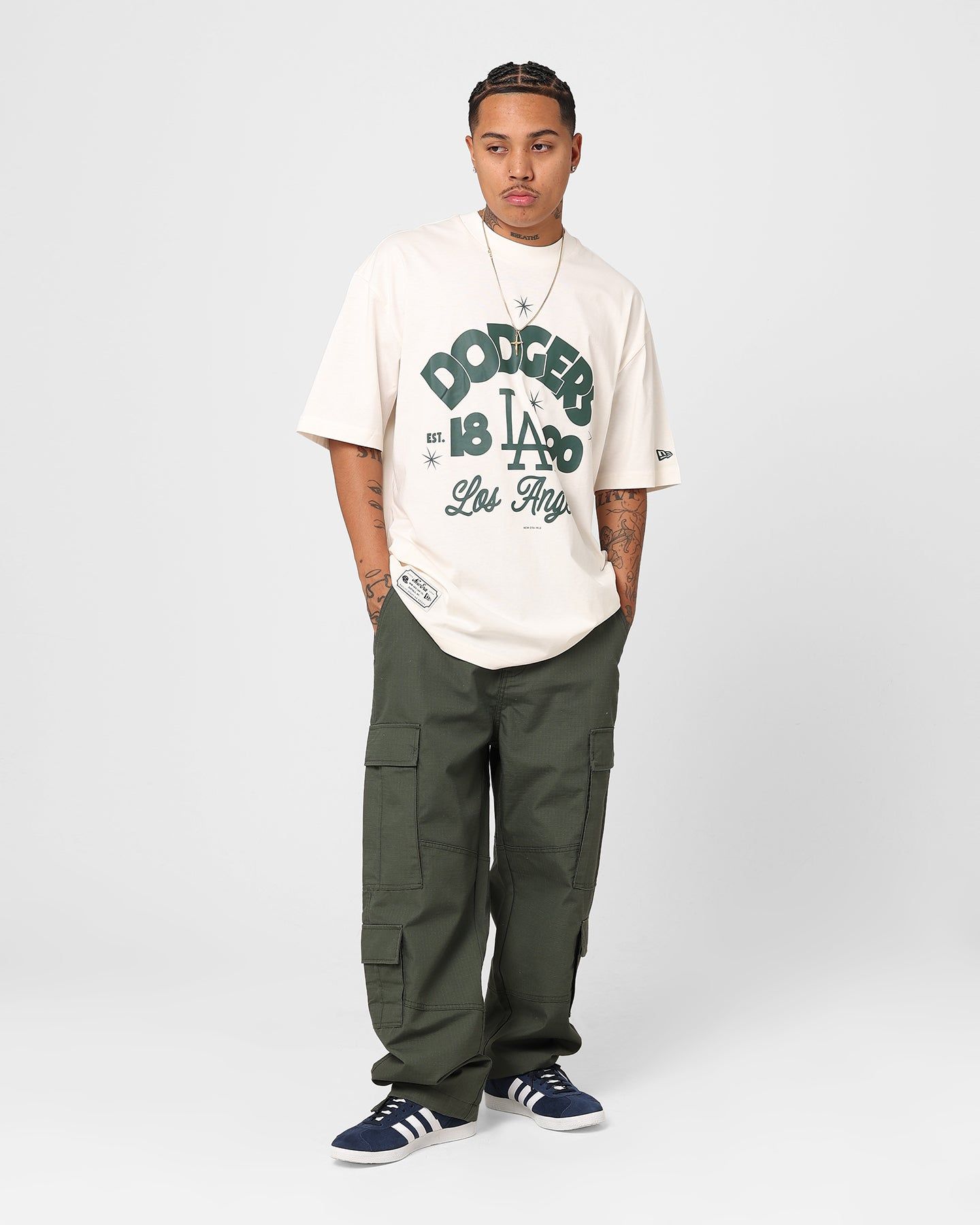 New Era Los Angeles Dodgers T-Shirt Off White sold by Culture Kings product image thumbnail 2