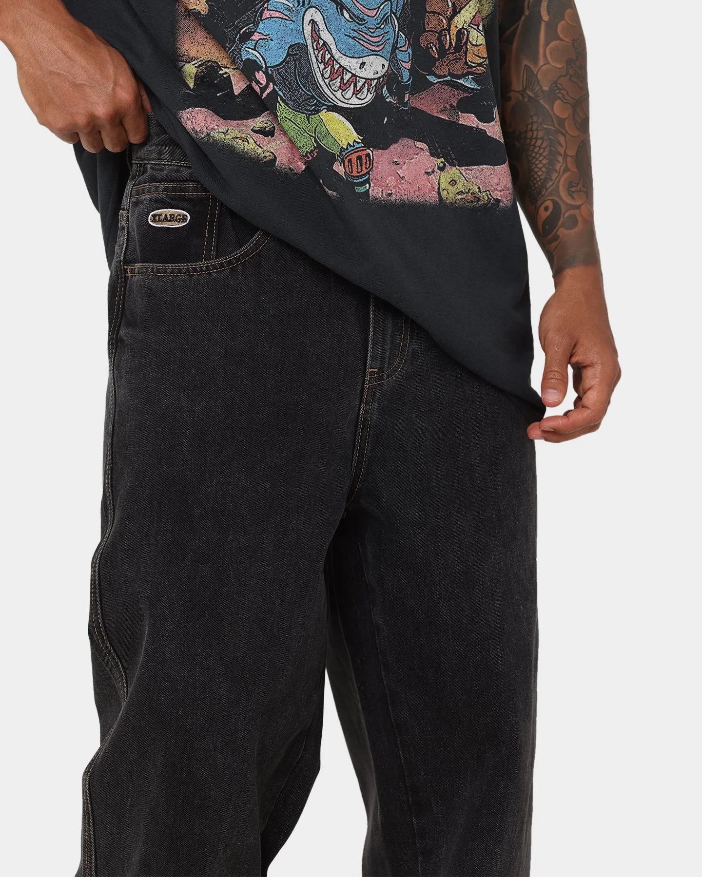 X-Large Bull Denim 91 Pants Washed Black sold by Culture Kings product image thumbnail 3