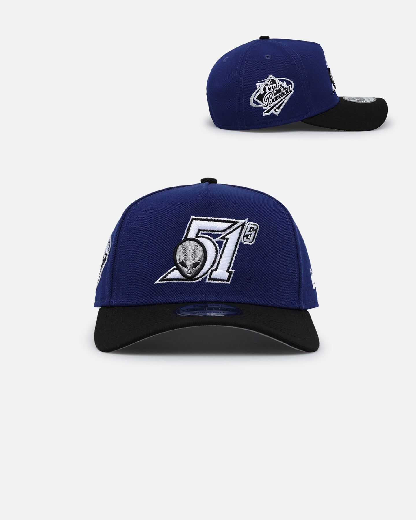 New Era Las Vegas 51s 9FORTY A-Frame Snapback Dark Royal/Black sold by Culture Kings