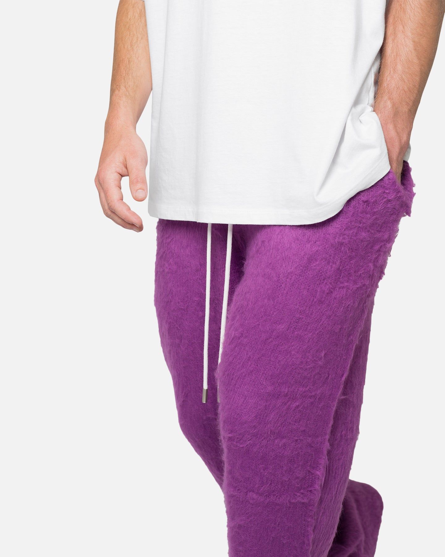 MNML Fuzzy Sweatpants Purple sold by Culture Kings product image thumbnail 5