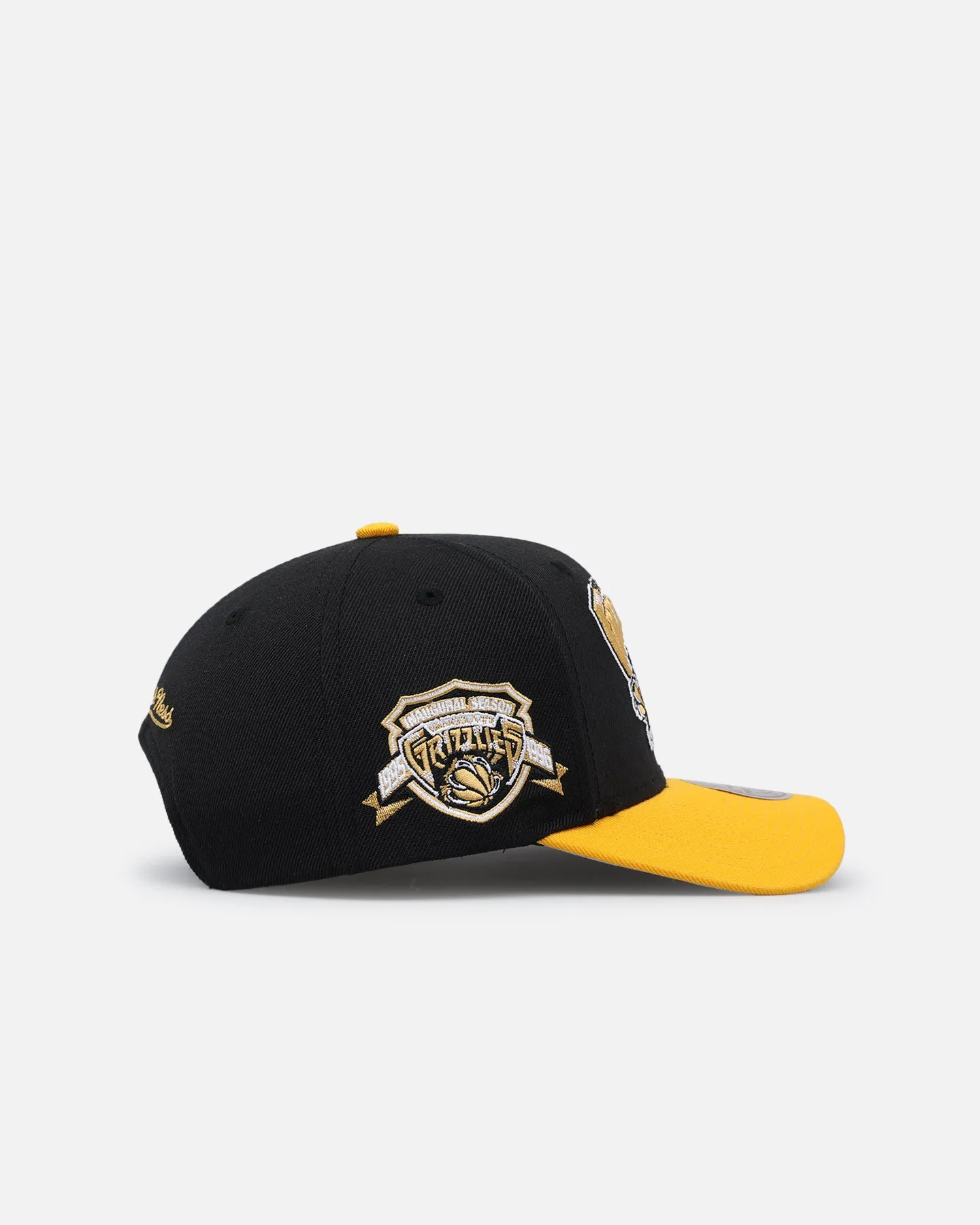 Mitchell & Ness Memphis Grizzlies "Enter The Dragon" Pro Crown Snapback Black/Ochre sold by Culture Kings product image thumbnail 3