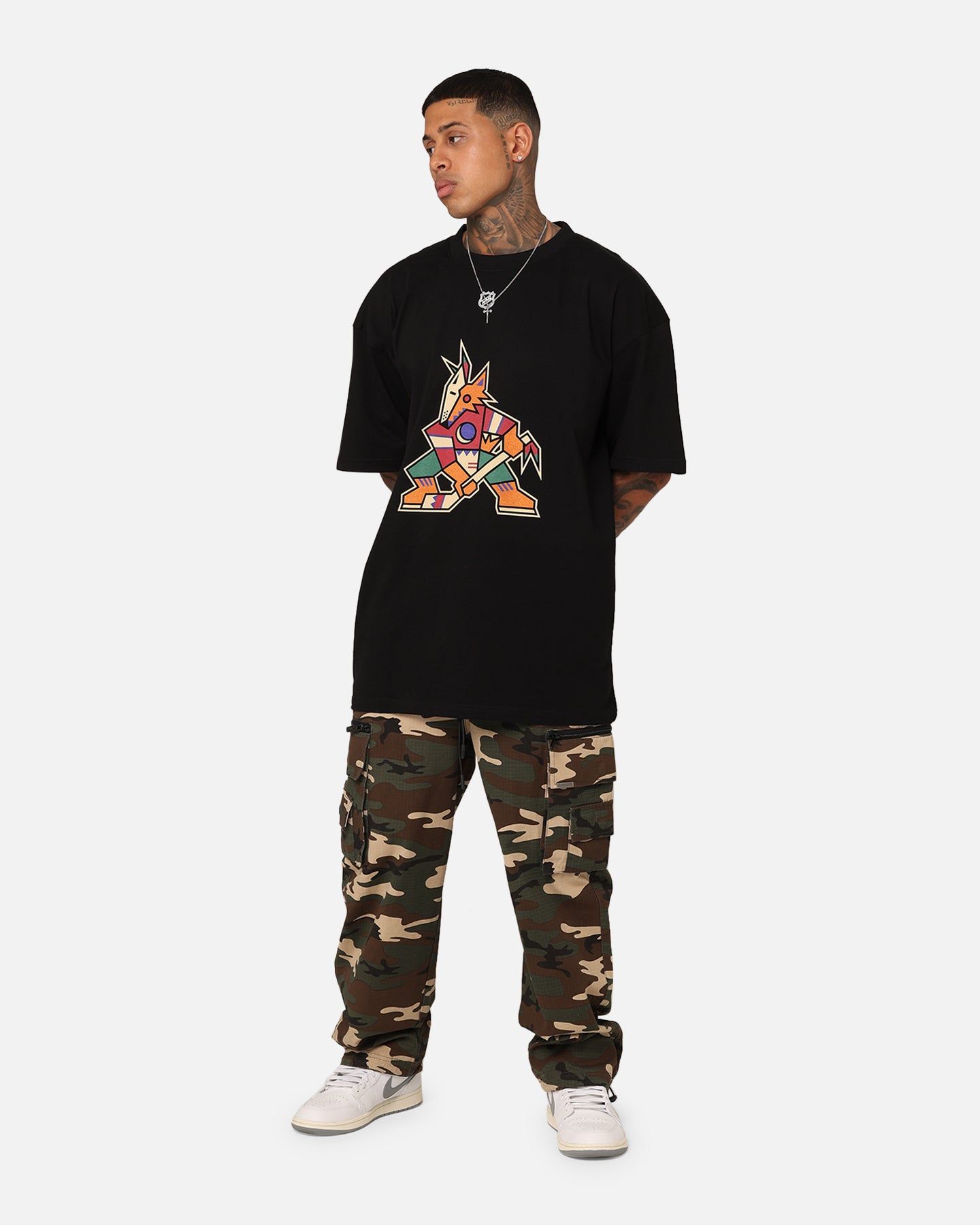 Culture Kings X NHL Arizona Coyotes Global Series Melbourne '23 Premium T-Shirt Black sold by Culture Kings product image thumbnail 3