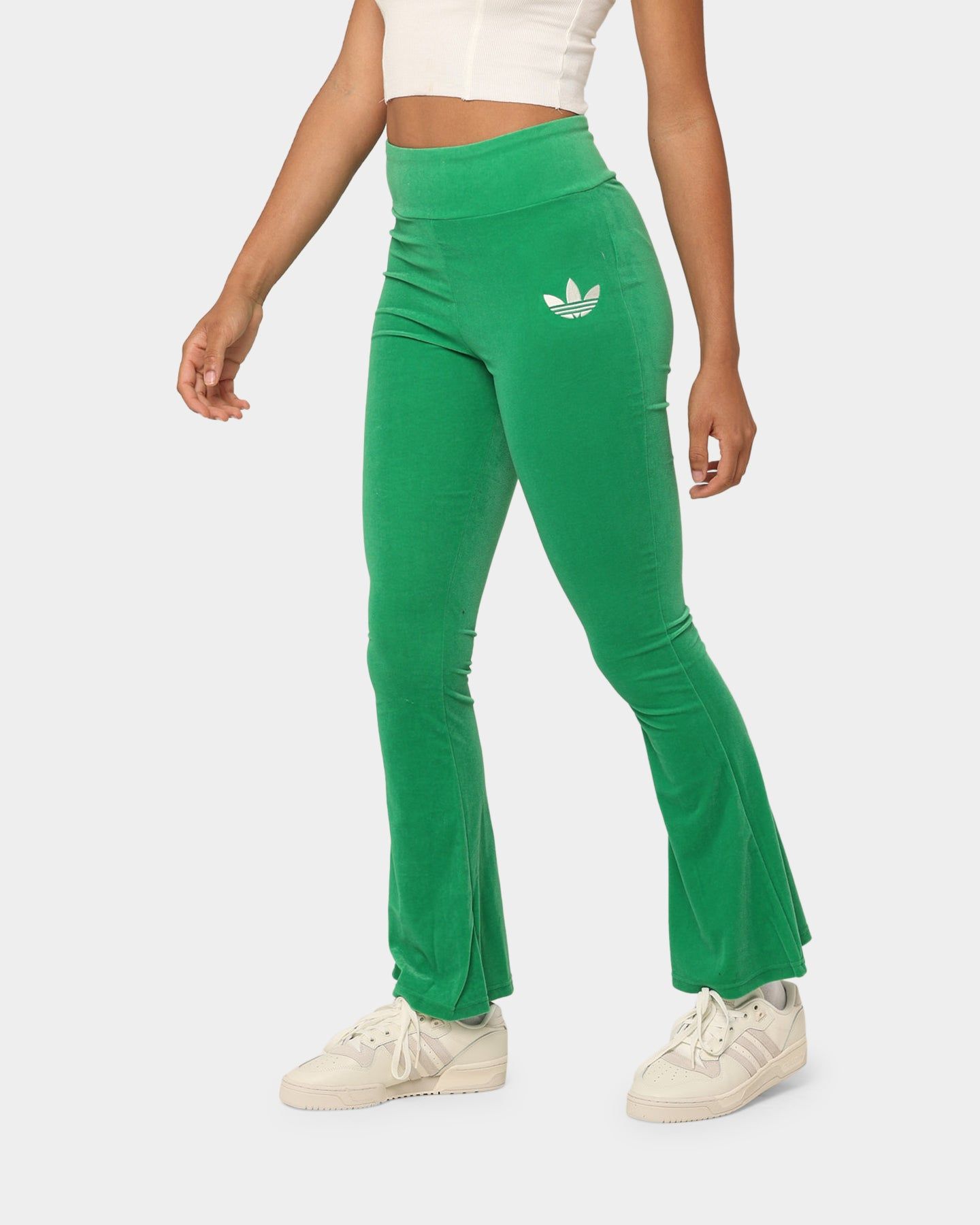 Adidas Women's Flared Leggings Green sold by Culture Kings product image thumbnail 6