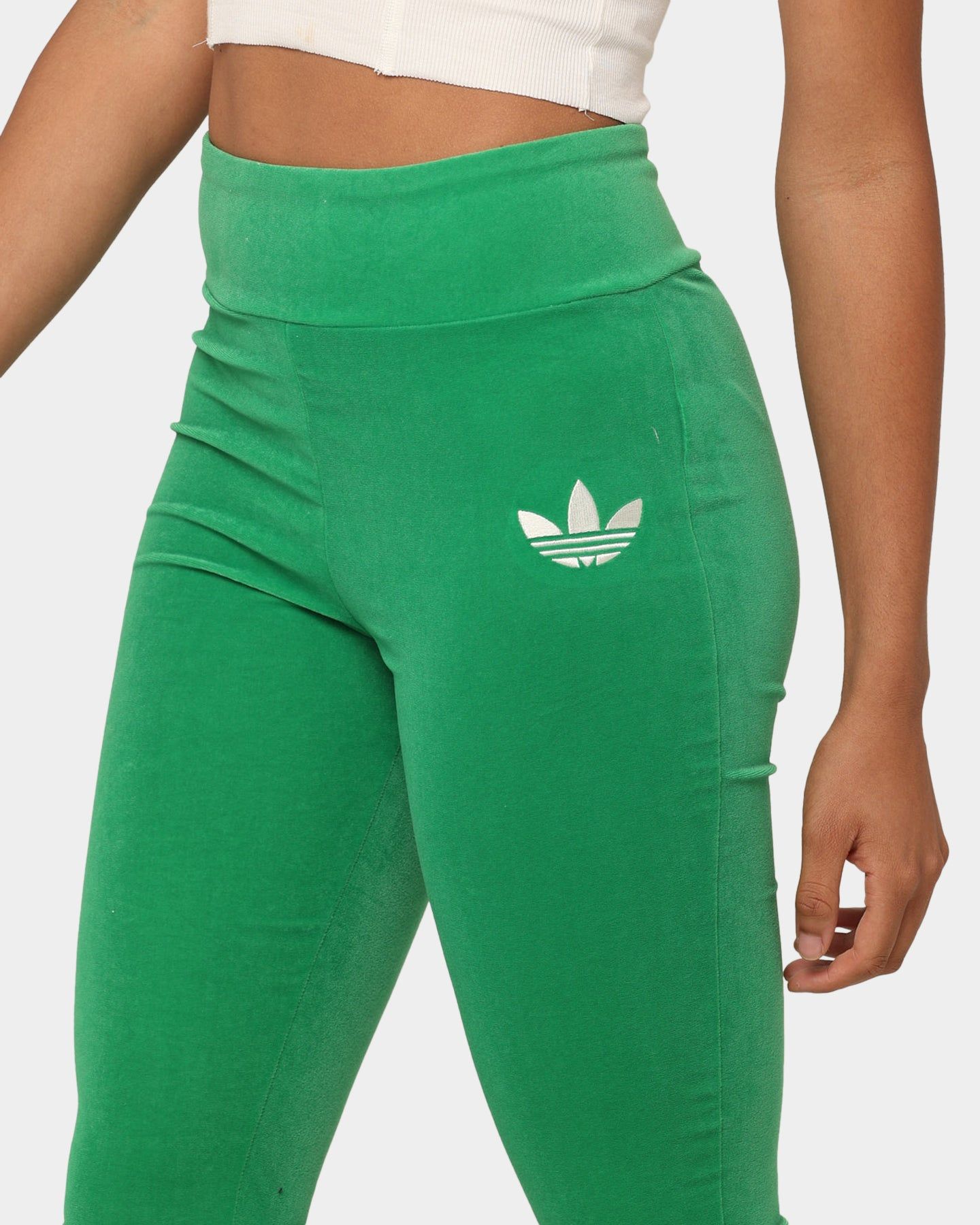 Adidas Women's Flared Leggings Green sold by Culture Kings product image thumbnail 4