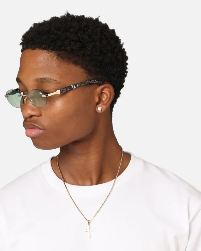Belvoir & Co X Culture Kings Sancho Sunglasses Green/Gold/Black sold by Culture Kings