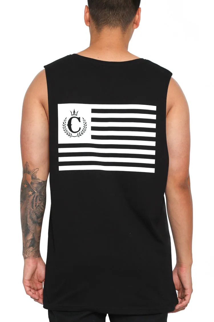 Culture Kings NFS Flag Muscle Tee Black sold by Culture Kings product image thumbnail 2