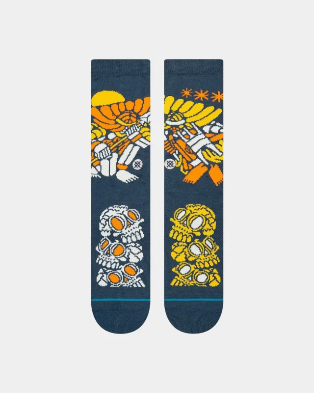 Stance DJ Warrior Socks Blue made by Culture Kings
