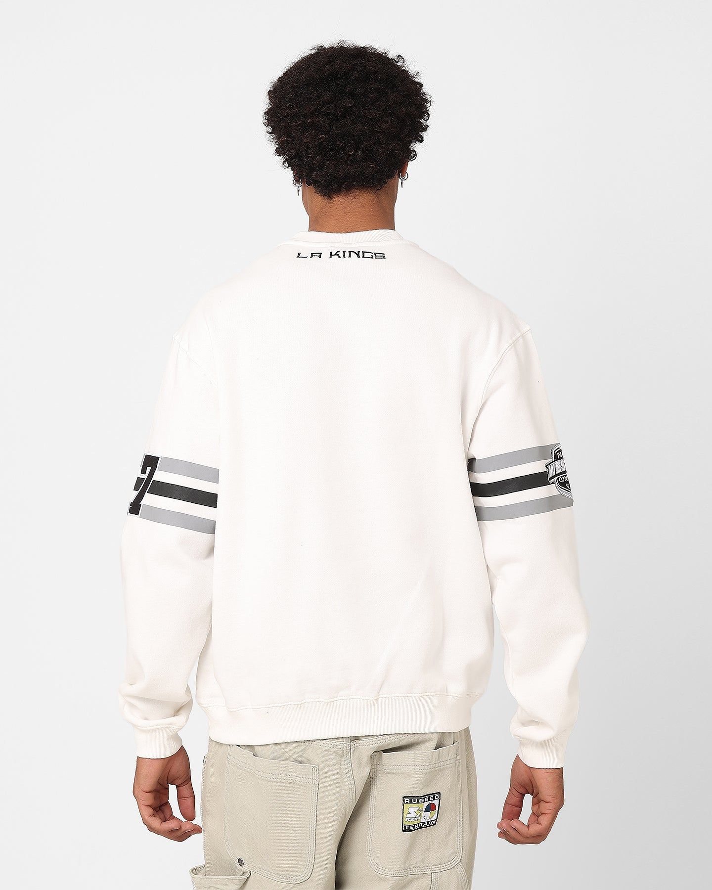 Majestic Athletic Los Angeles Kings We Are All Kings Crewneck Sweatshirt Optic White sold by Culture Kings product image thumbnail 4