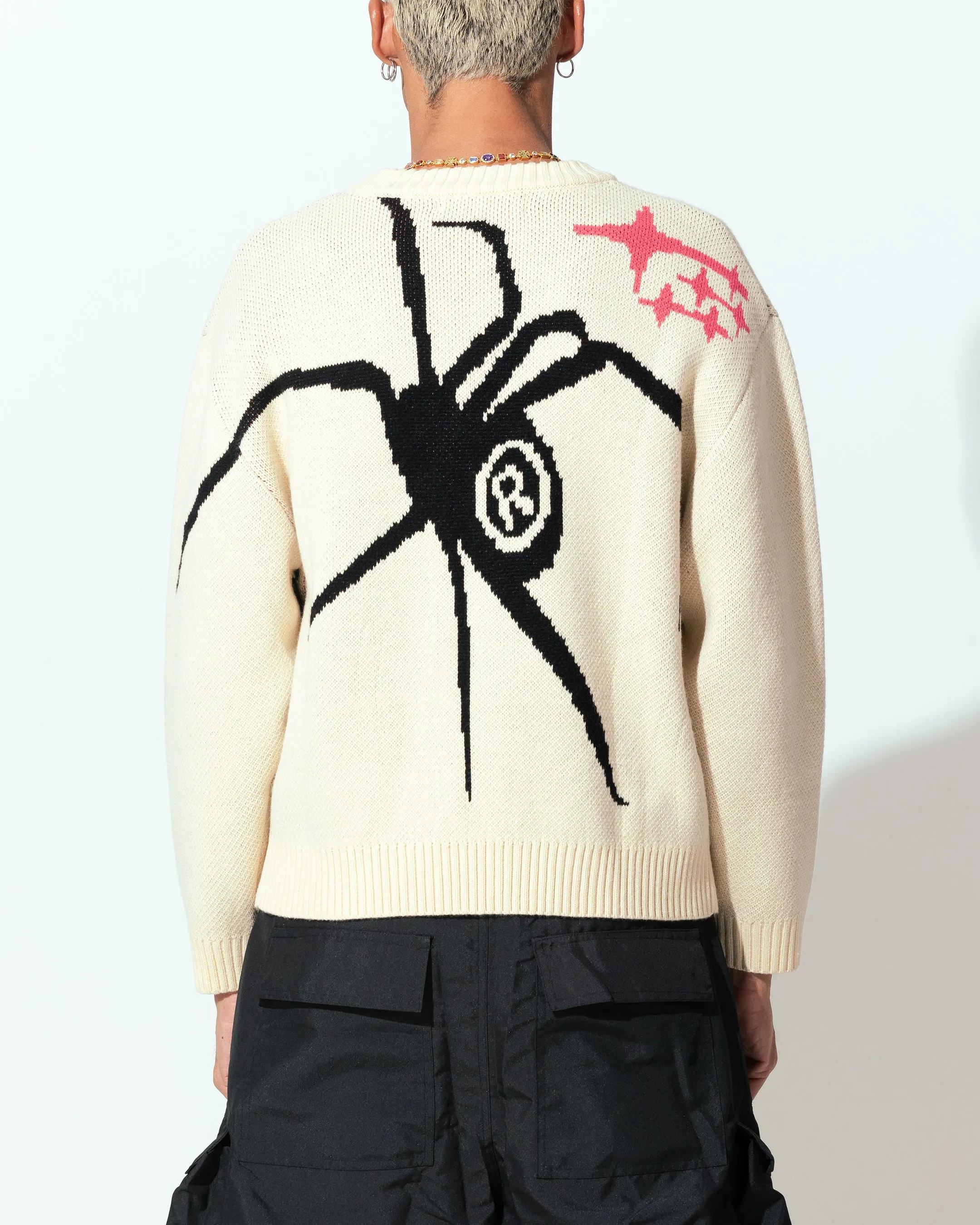 Loiter Spider Knit Sweater Off White sold by Culture Kings product image thumbnail 2