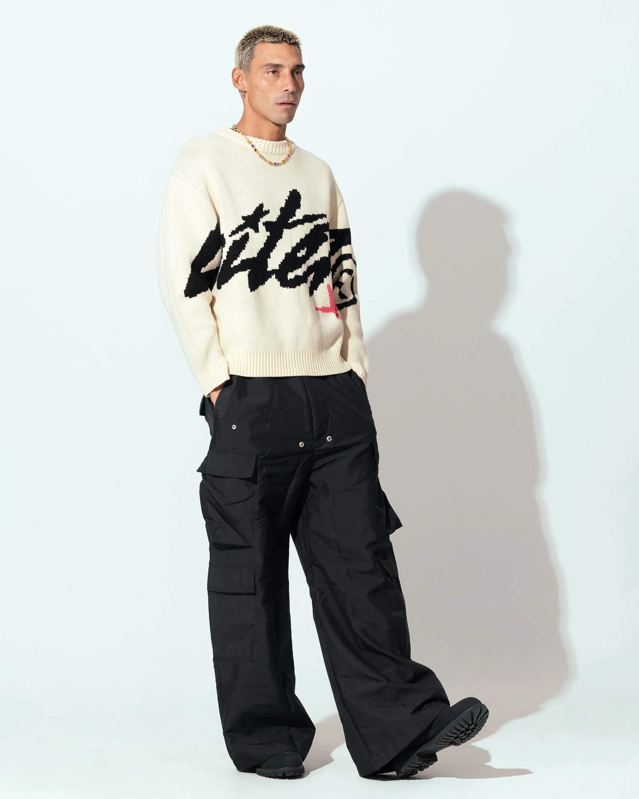 Loiter Spider Knit Sweater Off White sold by Culture Kings product image thumbnail 3