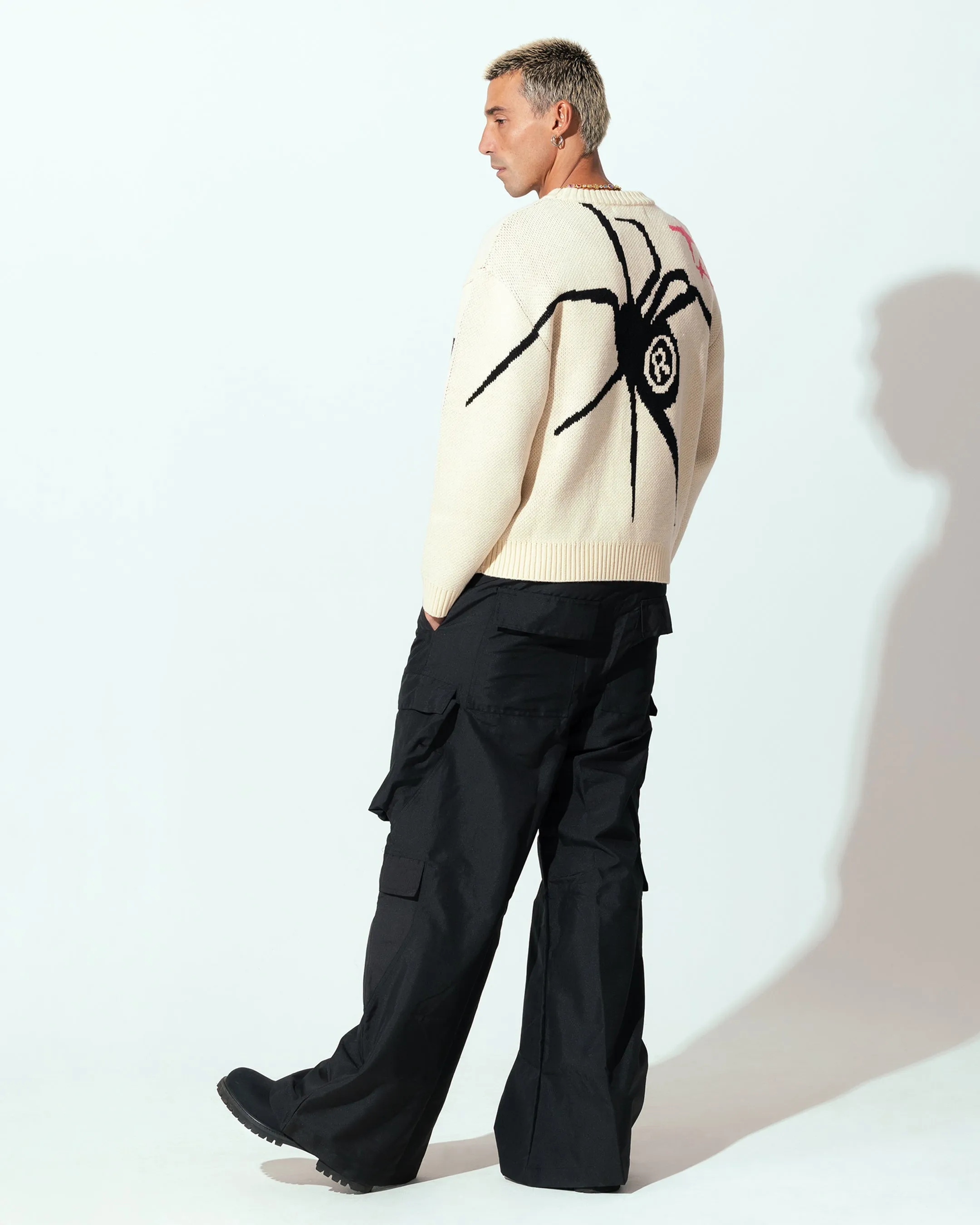 Loiter Spider Knit Sweater Off White sold by Culture Kings product image thumbnail 4