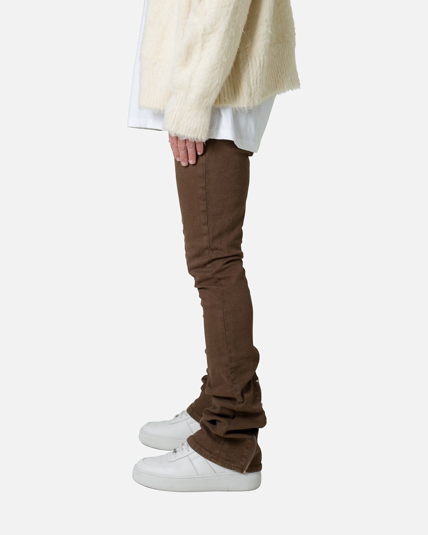 MNML X491 Convertible Skinny Denim Jeans Brown sold by Culture Kings product image thumbnail 3