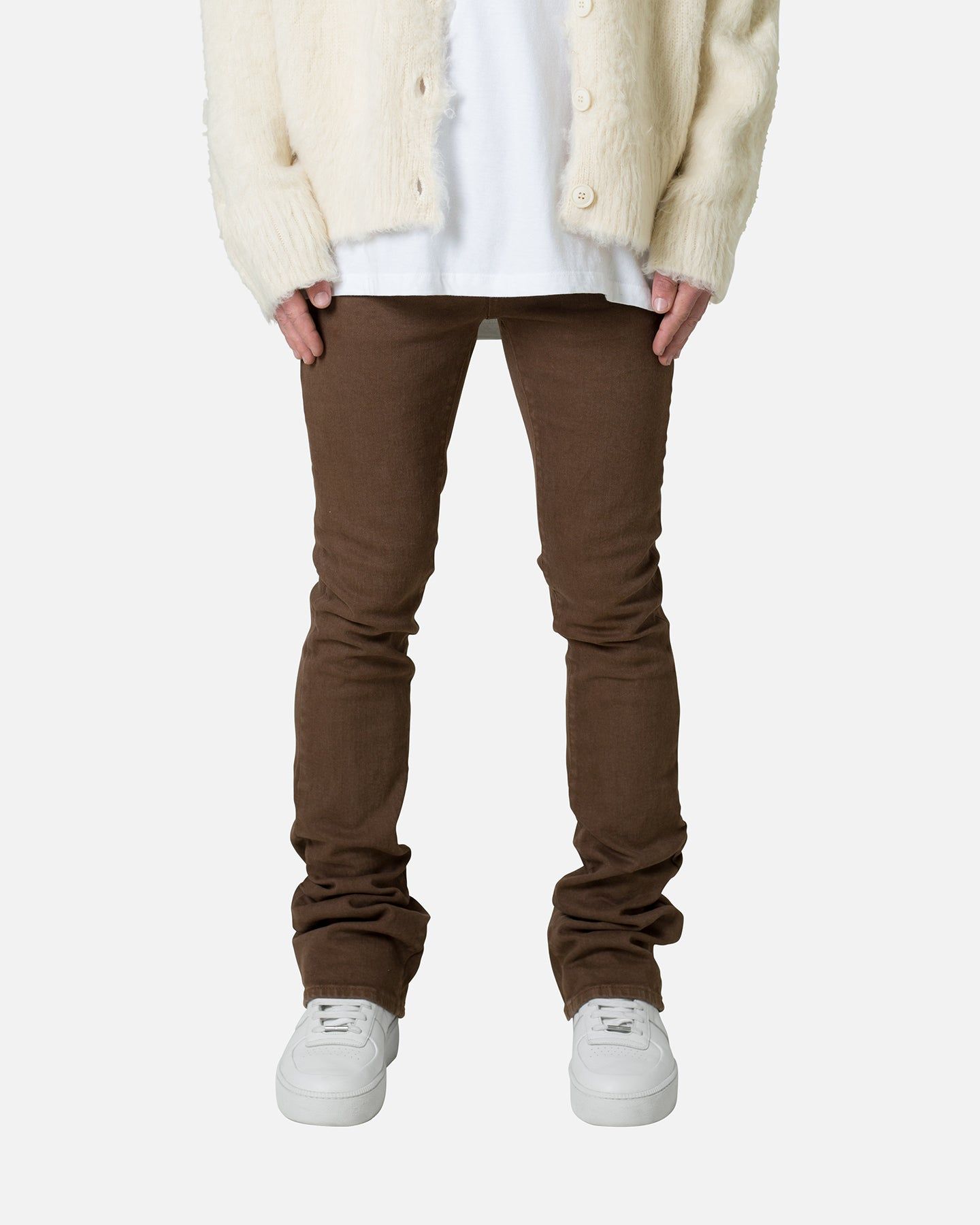 MNML X491 Convertible Skinny Denim Jeans Brown sold by Culture Kings