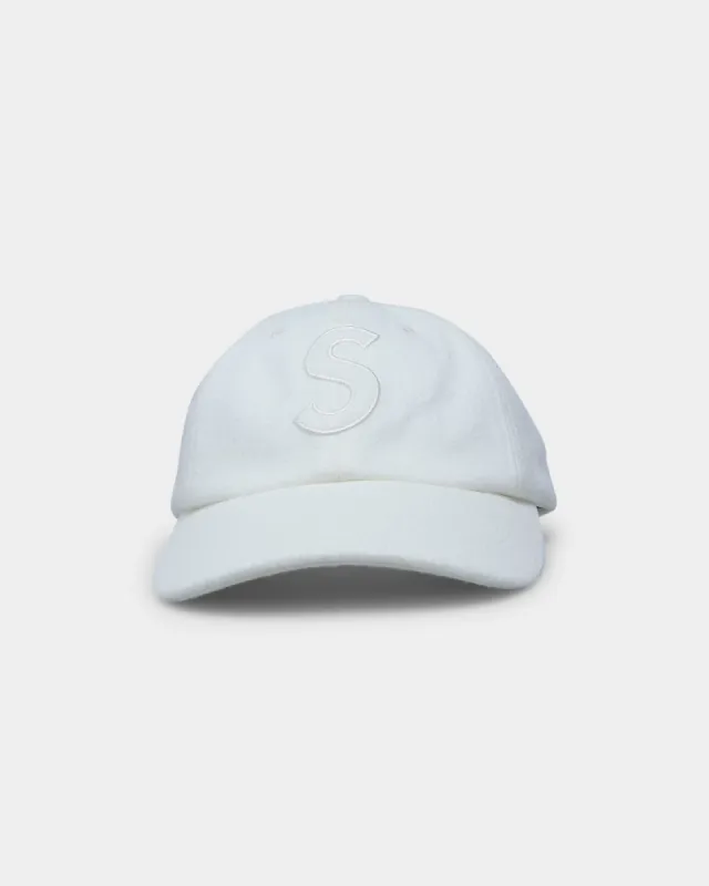 Supreme Wool S Logo 6 Panel Strapback White sold by Culture Kings