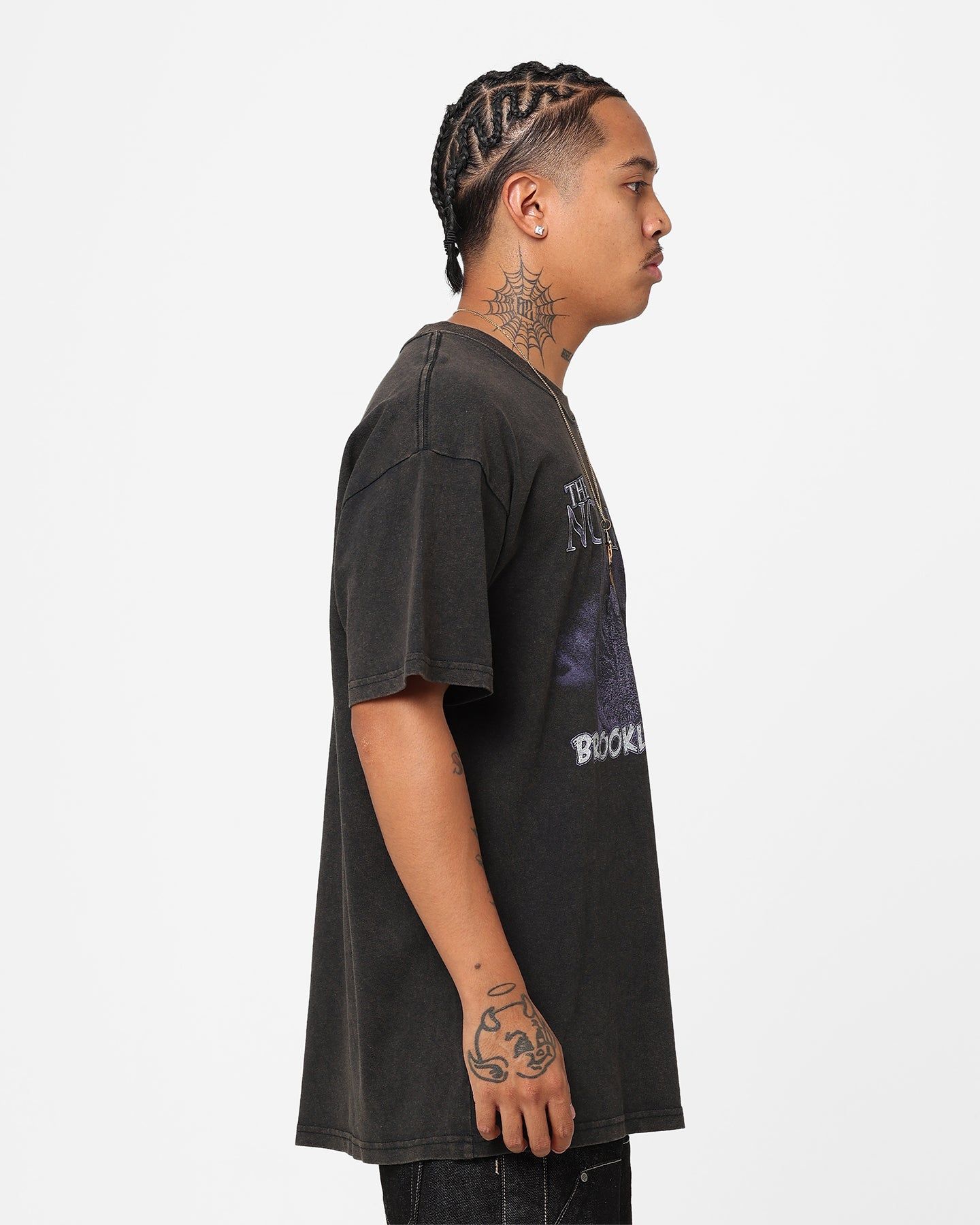 Notorious B.I.G King Of Brooklyn T-Shirt Black Wash sold by Culture Kings product image thumbnail 4