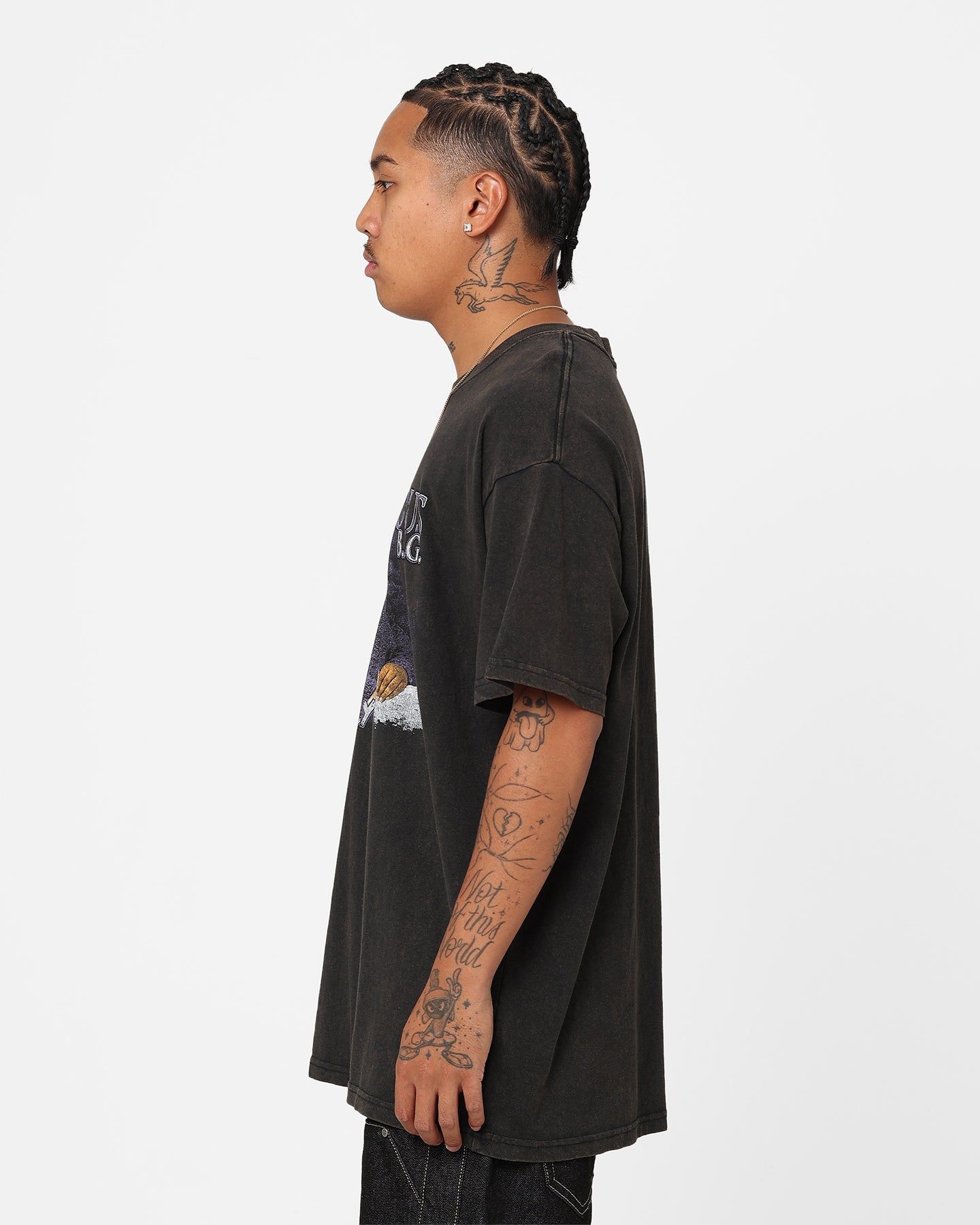 Notorious B.I.G King Of Brooklyn T-Shirt Black Wash sold by Culture Kings product image thumbnail 5