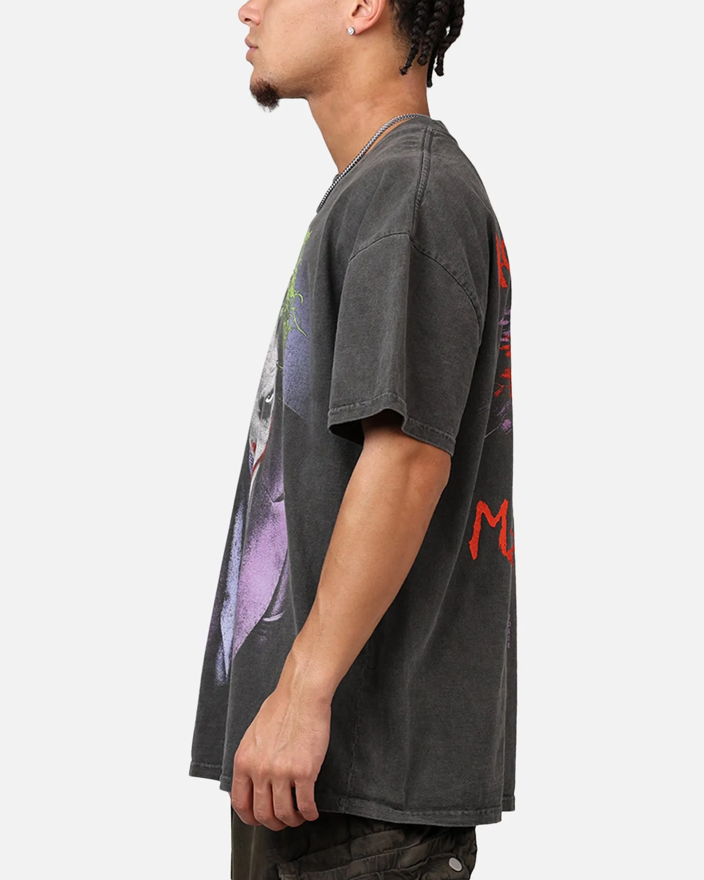 American Thrift X DC Batman The Joker Magic Trick Heavyweight T-Shirt Black Wash sold by Culture Kings product image thumbnail 5