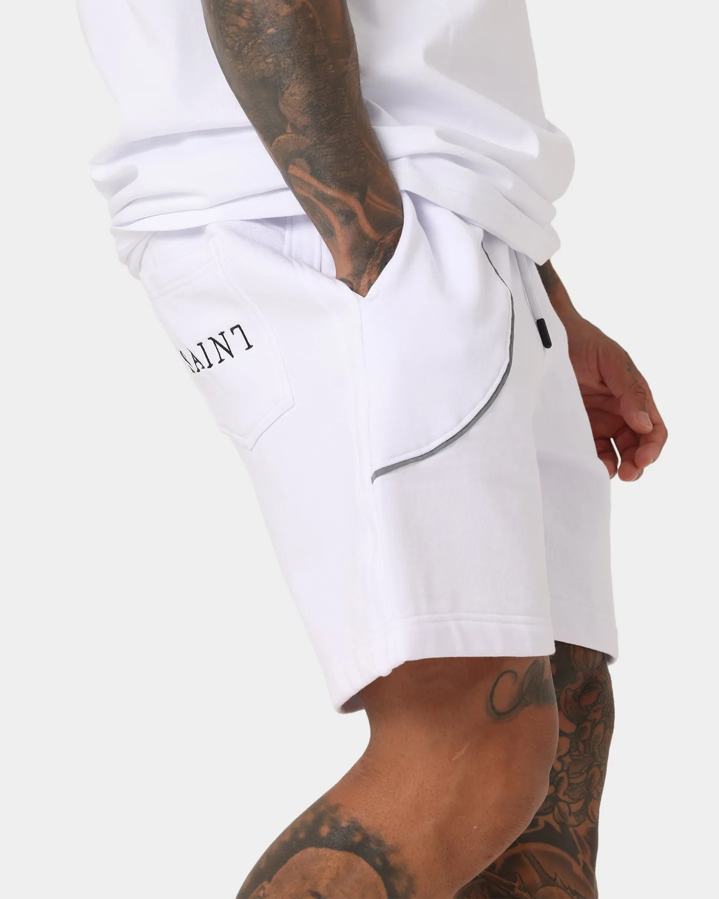 Saint Morta Polaris Shorts White sold by Culture Kings product image thumbnail 4