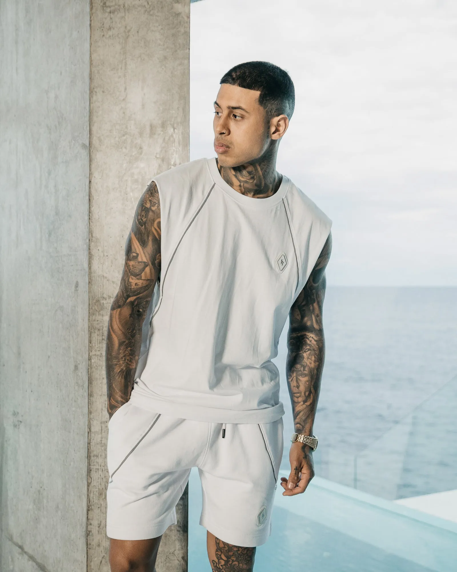 Saint Morta Polaris Shorts White sold by Culture Kings product image thumbnail 2