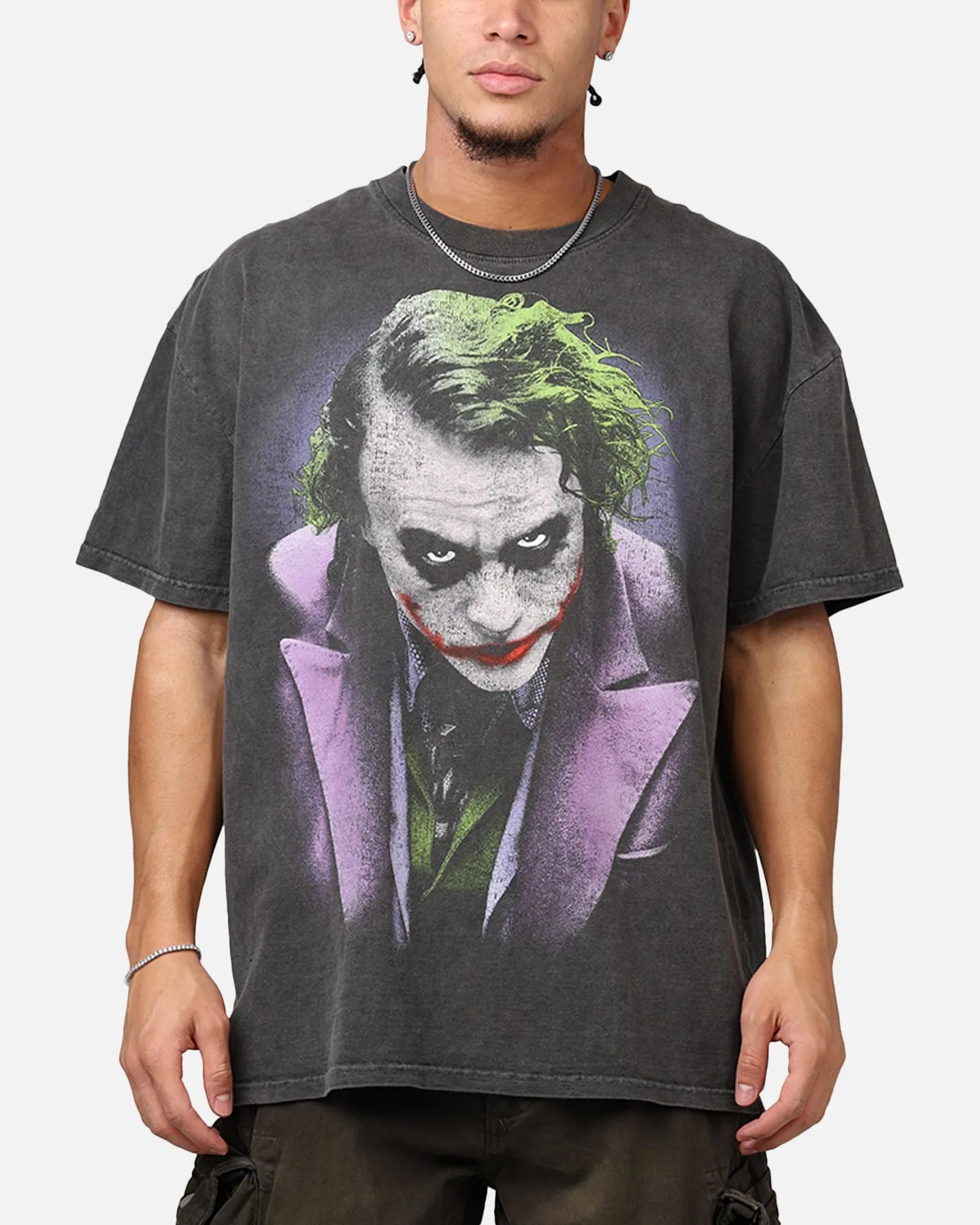 American Thrift X DC Batman The Joker Magic Trick Heavyweight T-Shirt Black Wash sold by Culture Kings