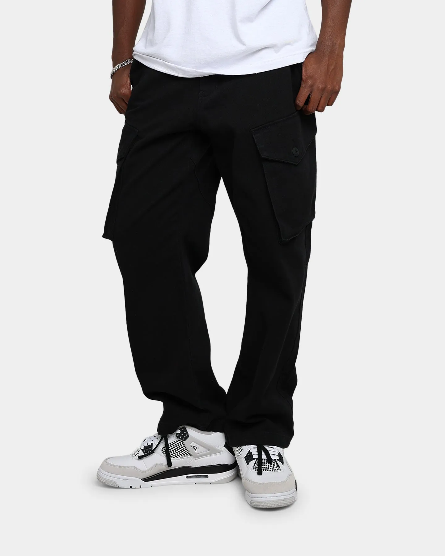 X-Large Overdyed Cargo Pants Black sold by Culture Kings
