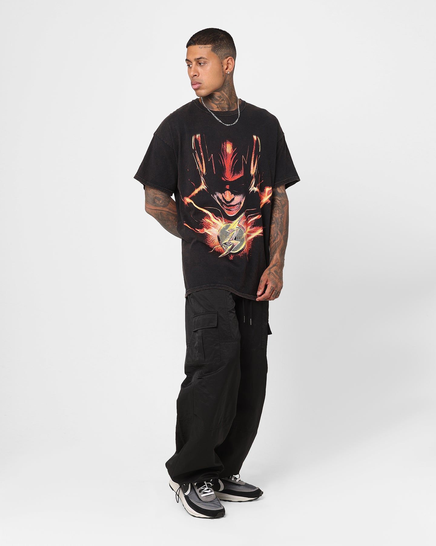 Goat Crew X The Flash The Flash Vintage T-Shirt Black Wash sold by Culture Kings product image thumbnail 3