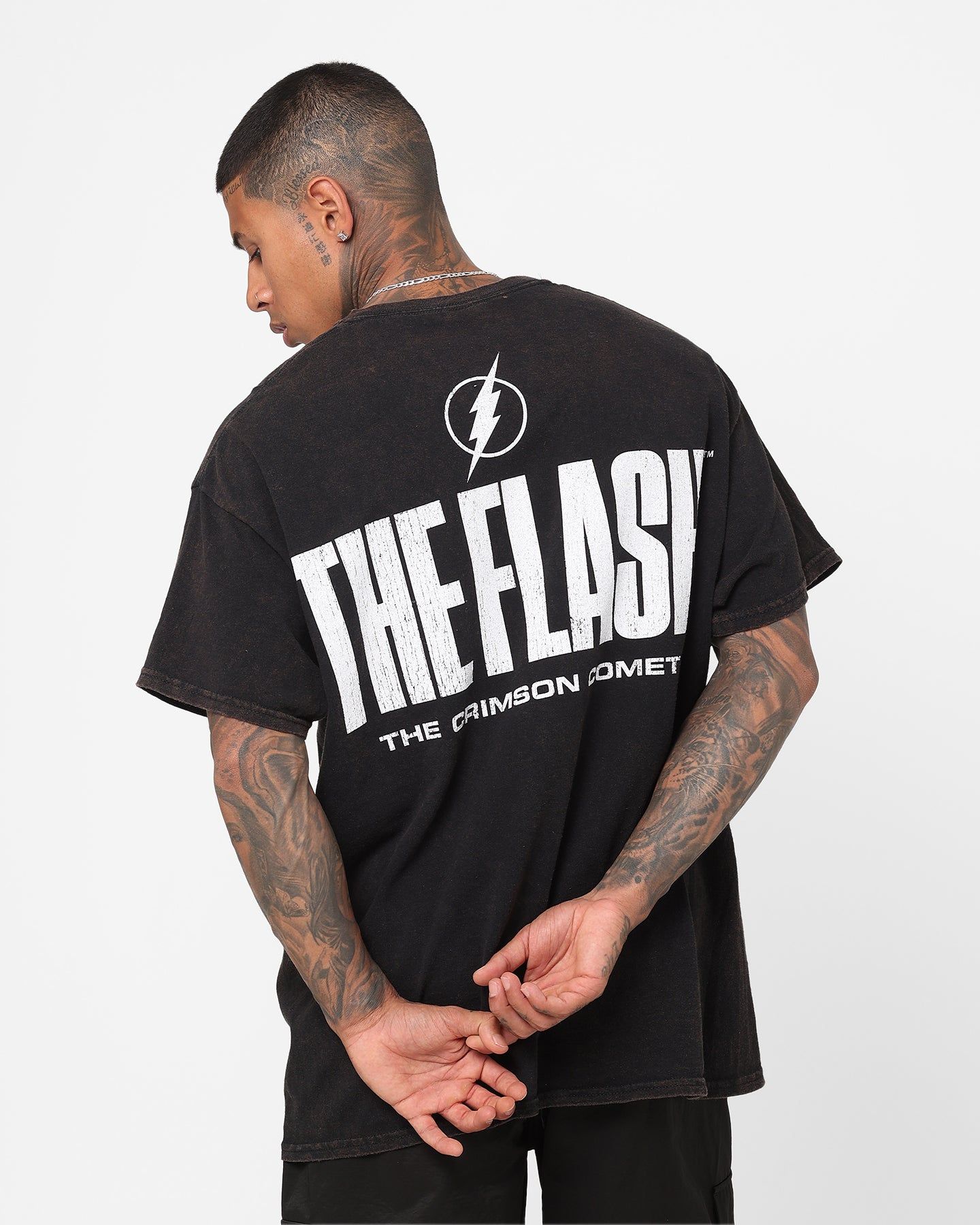 Goat Crew X The Flash The Flash Vintage T-Shirt Black Wash sold by Culture Kings product image thumbnail 2