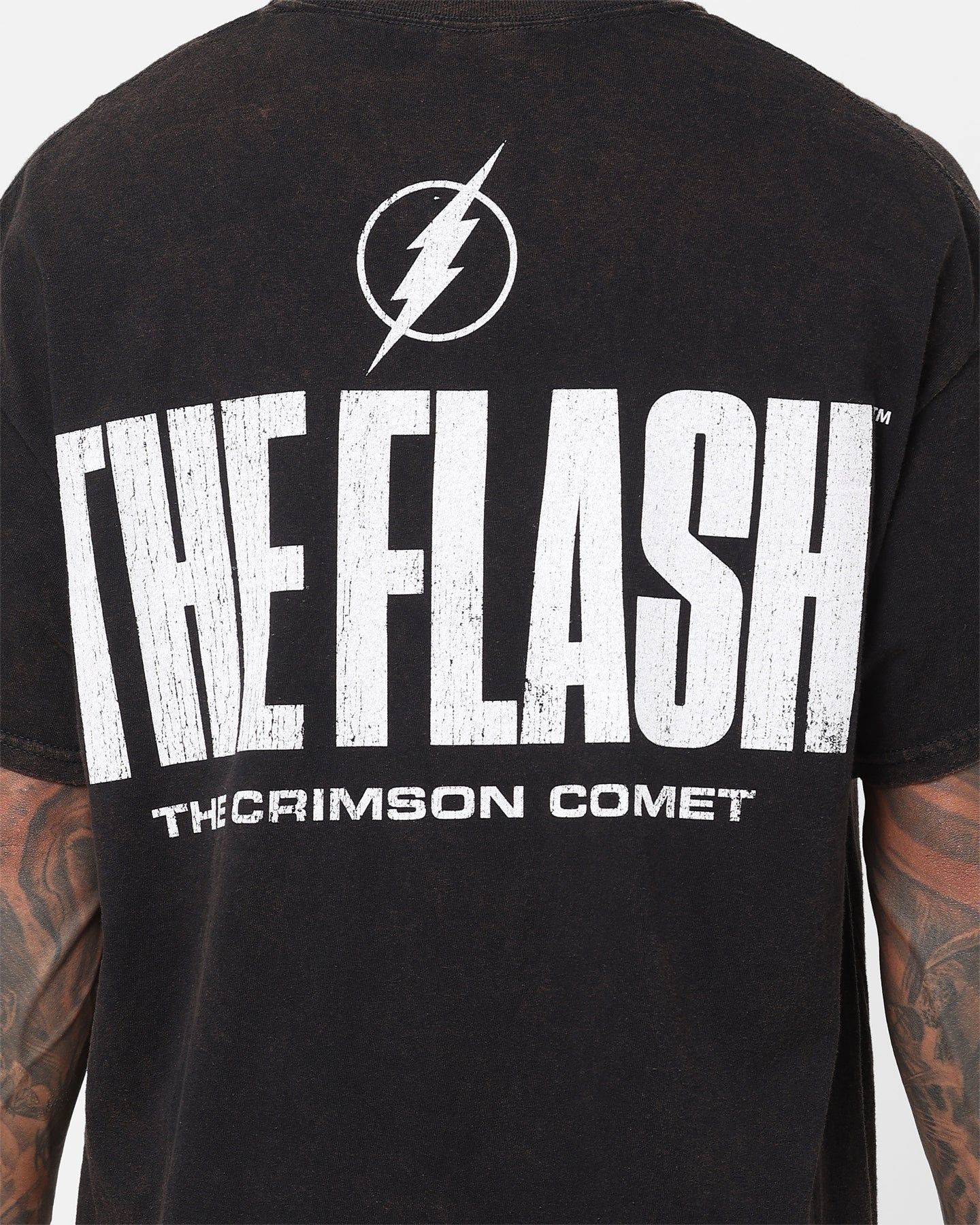 Goat Crew X The Flash The Flash Vintage T-Shirt Black Wash sold by Culture Kings product image thumbnail 5
