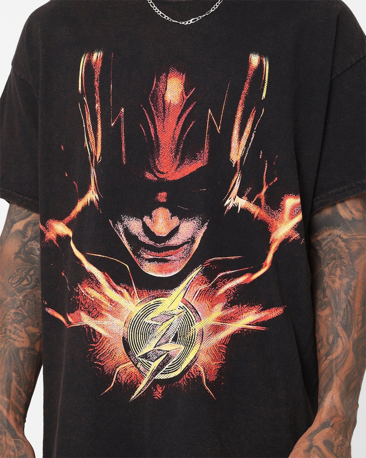 Goat Crew X The Flash The Flash Vintage T-Shirt Black Wash sold by Culture Kings product image thumbnail 4