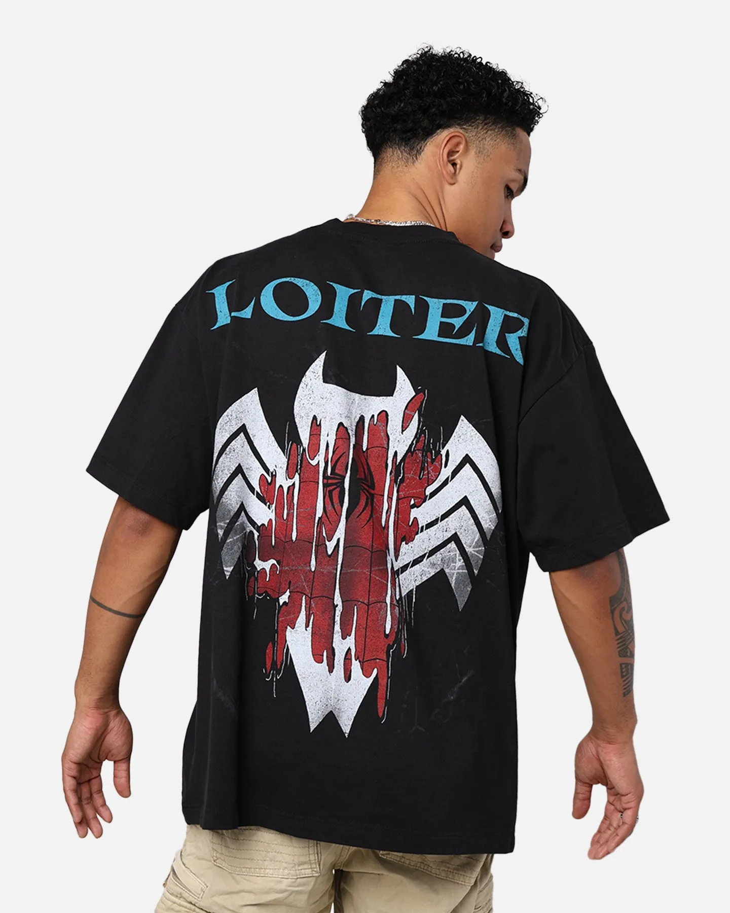 Marvel Spider-Man Symbiote T-Shirt Black sold by Culture Kings product image thumbnail 2