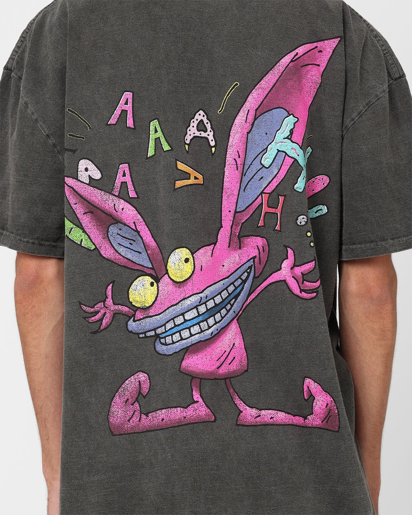 American Thrift x Aaahh!!! Real Monsters Monsters Heavyweight Vintage T-Shirt Black Wash sold by Culture Kings product image thumbnail 5