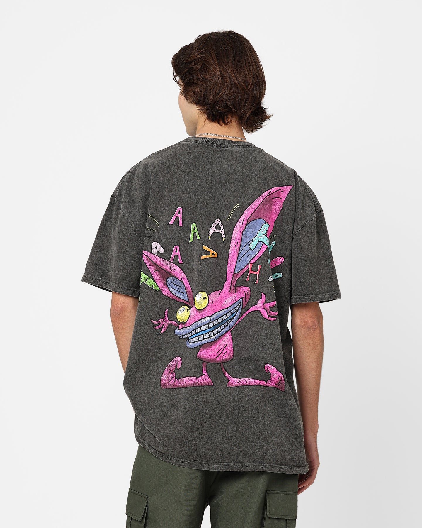 American Thrift x Aaahh!!! Real Monsters Monsters Heavyweight Vintage T-Shirt Black Wash sold by Culture Kings product image thumbnail 2