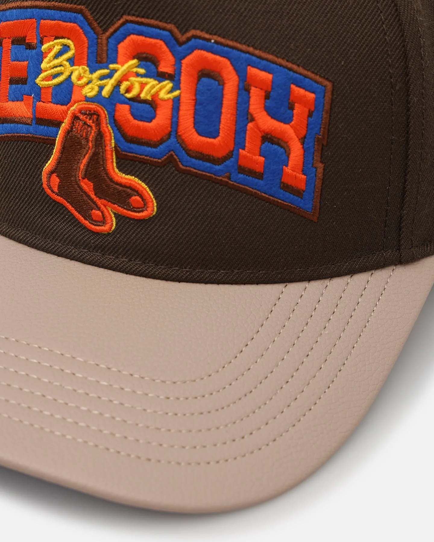 Pro Standard Boston Red Sox Stacked Strapback Brown sold by Culture Kings product image thumbnail 2
