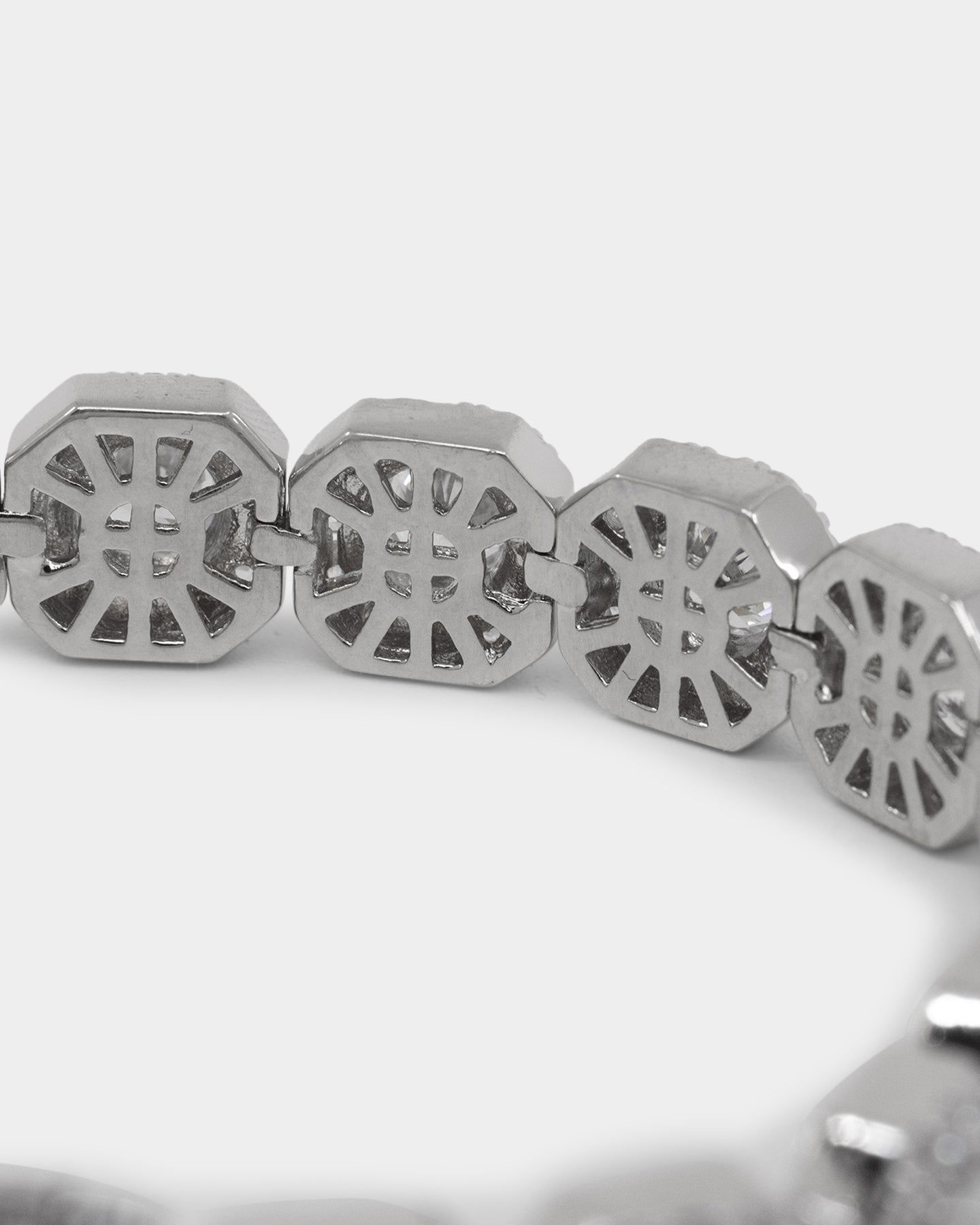 NXS Clustered Tennis Bracelet Iced White Gold sold by Culture Kings product image thumbnail 6