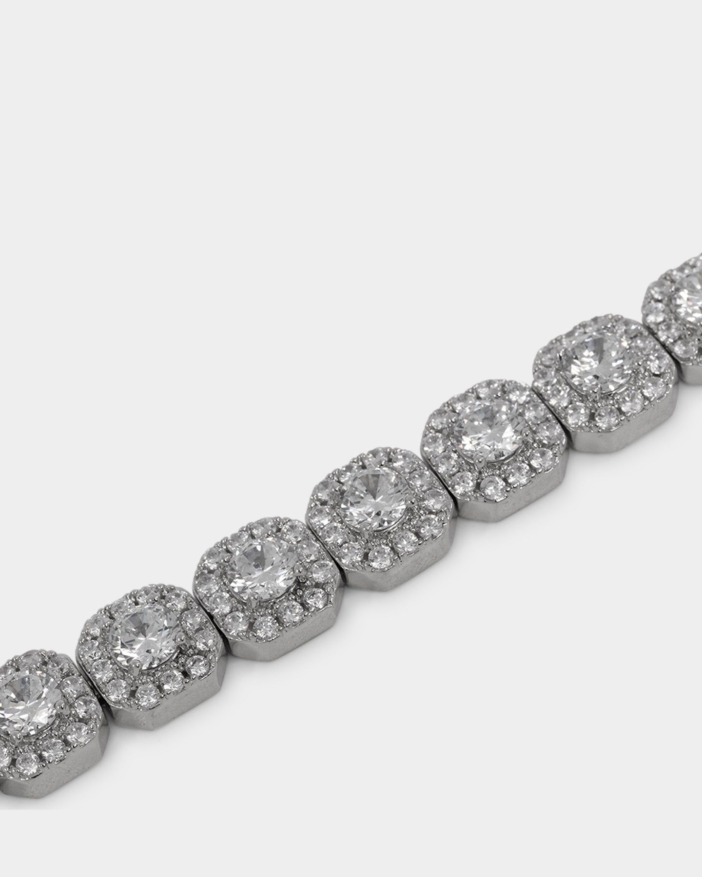 NXS Clustered Tennis Bracelet Iced White Gold sold by Culture Kings product image thumbnail 9
