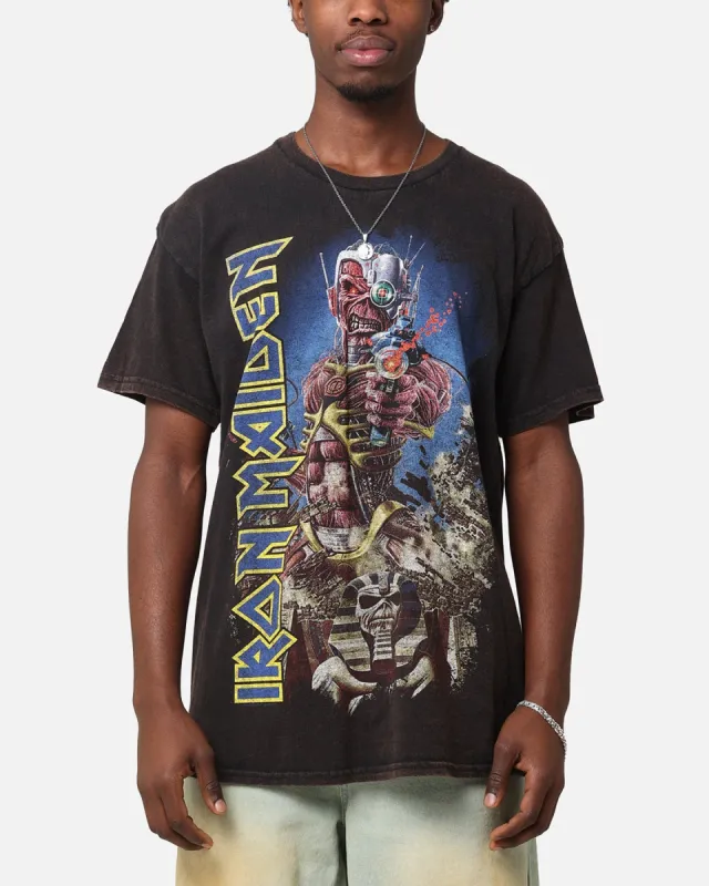 Iron Maiden Back In Time Vintage T-Shirt Black Vintage sold by Culture Kings