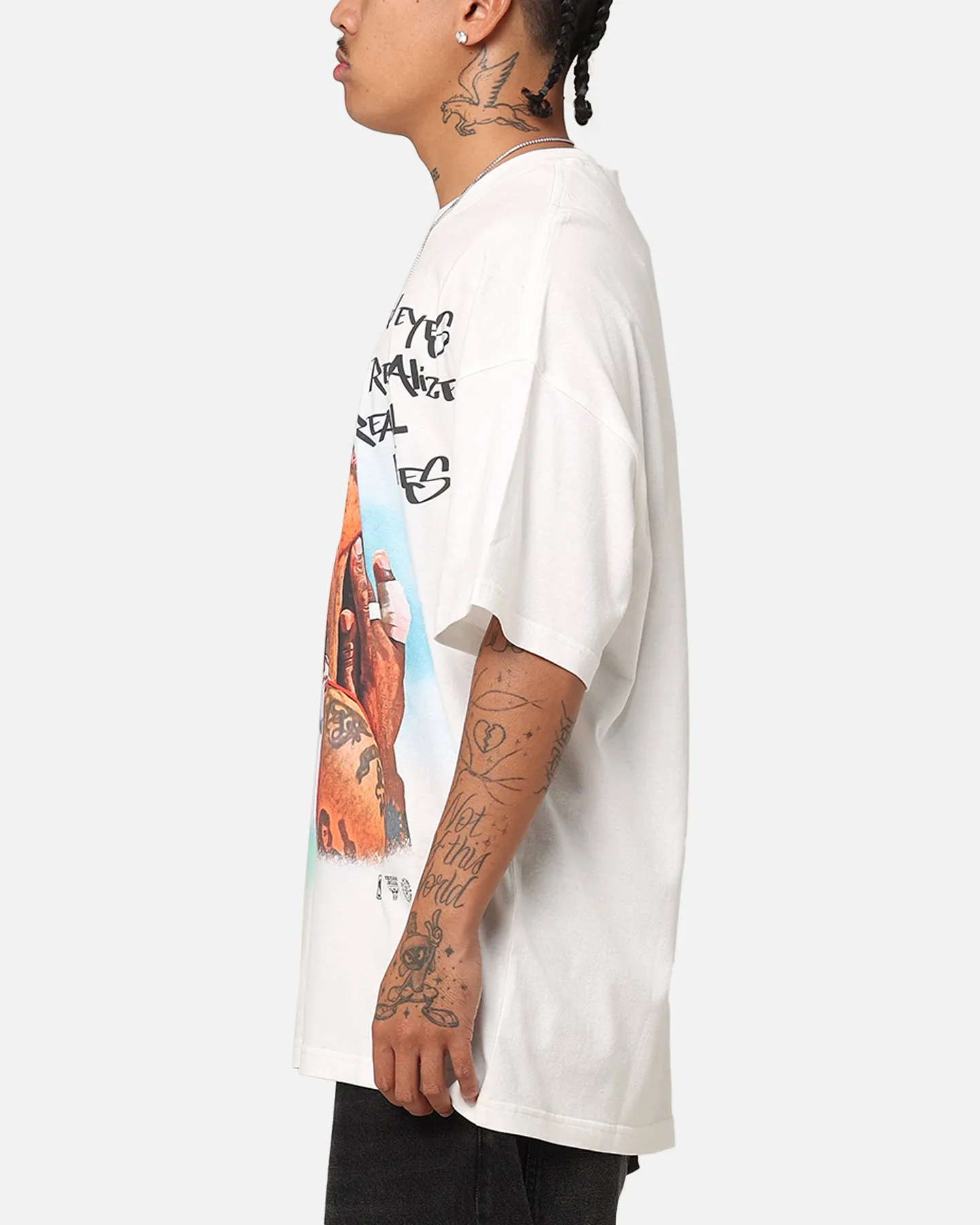 Mitchell & Ness Chicago Bulls Dennis Rodman Real Lies T-Shirt Vintage White sold by Culture Kings product image thumbnail 5