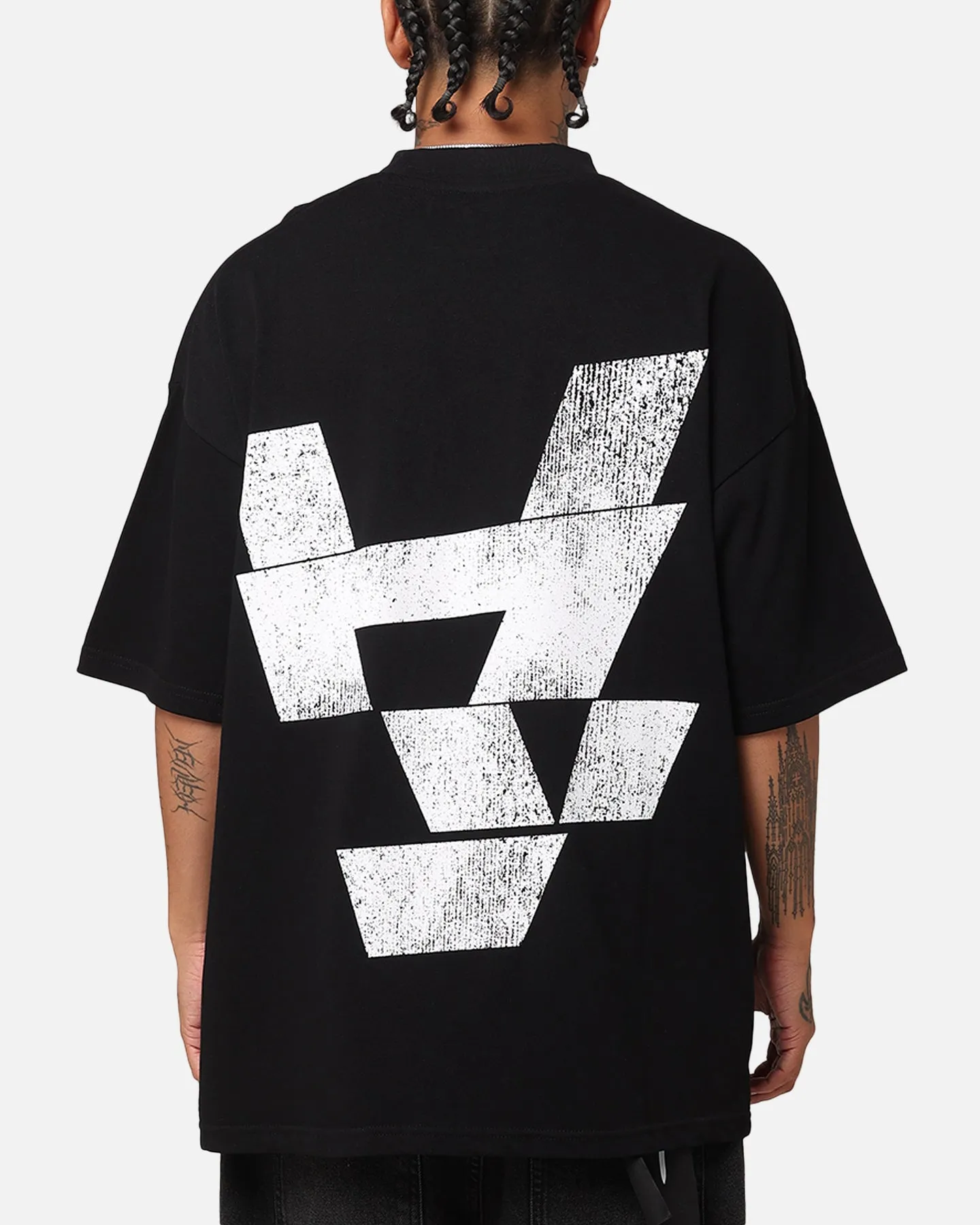 The Anti Order Smash Repair Mock Neck T-Shirt Black/White sold by Culture Kings