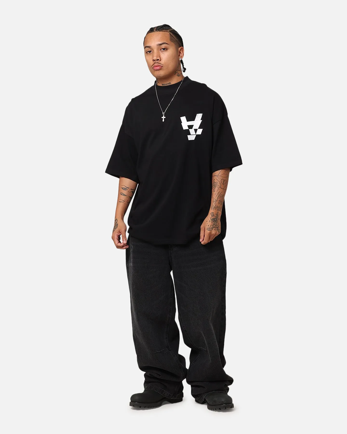 The Anti Order Smash Repair Mock Neck T-Shirt Black/White sold by Culture Kings product image thumbnail 4