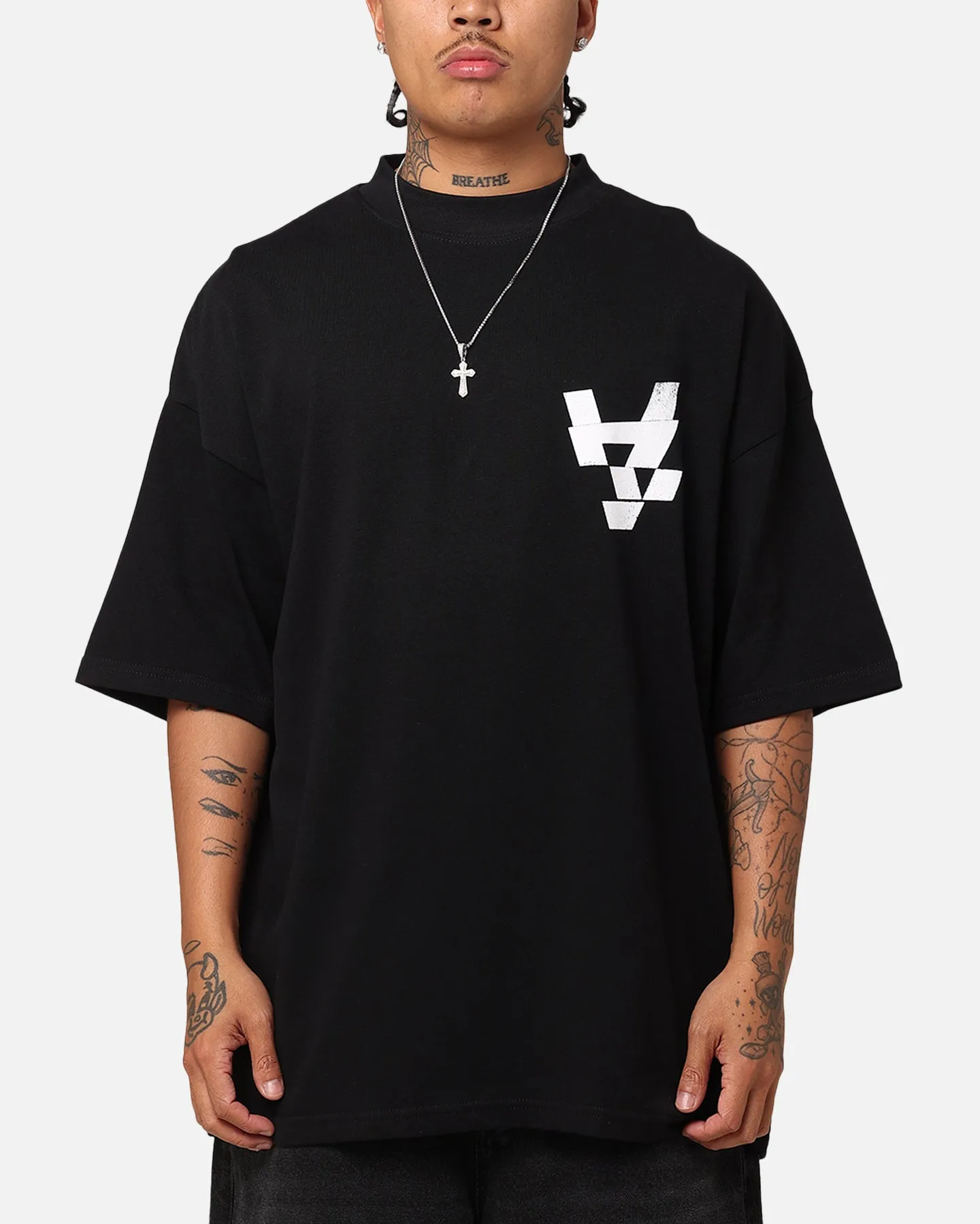 The Anti Order Smash Repair Mock Neck T-Shirt Black/White sold by Culture Kings product image thumbnail 2