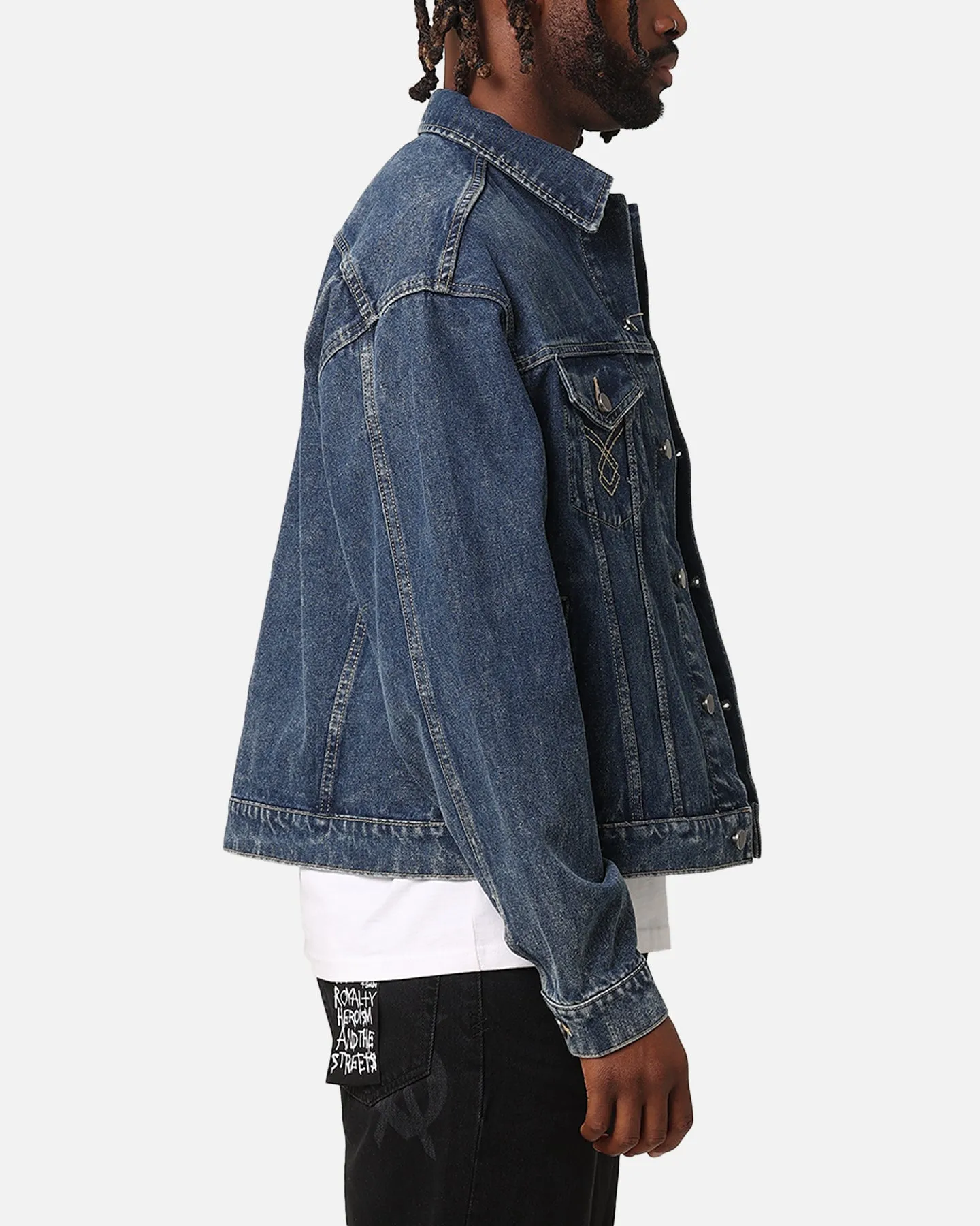 XXIII Classic Trucker Denim Jacket Mid Blue sold by Culture Kings product image thumbnail 5
