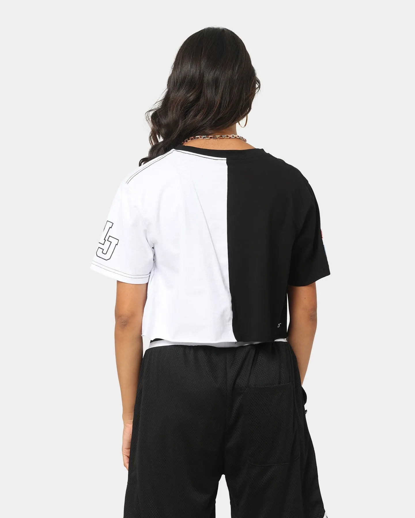 Nana Judy Women's Pepsi Crop Split T-Shirt Black/White sold by Culture Kings product image thumbnail 4