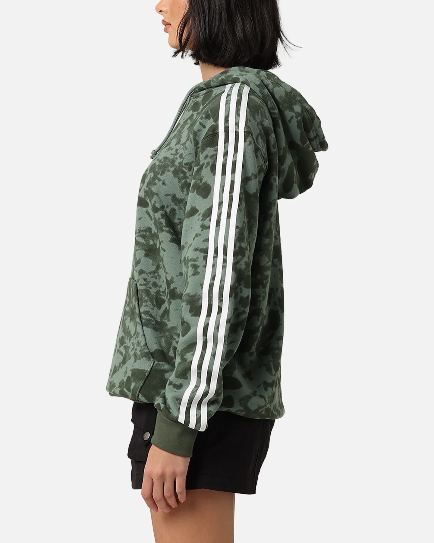 Adidas Women's AOP Hoodie Trace Green sold by Culture Kings product image thumbnail 5