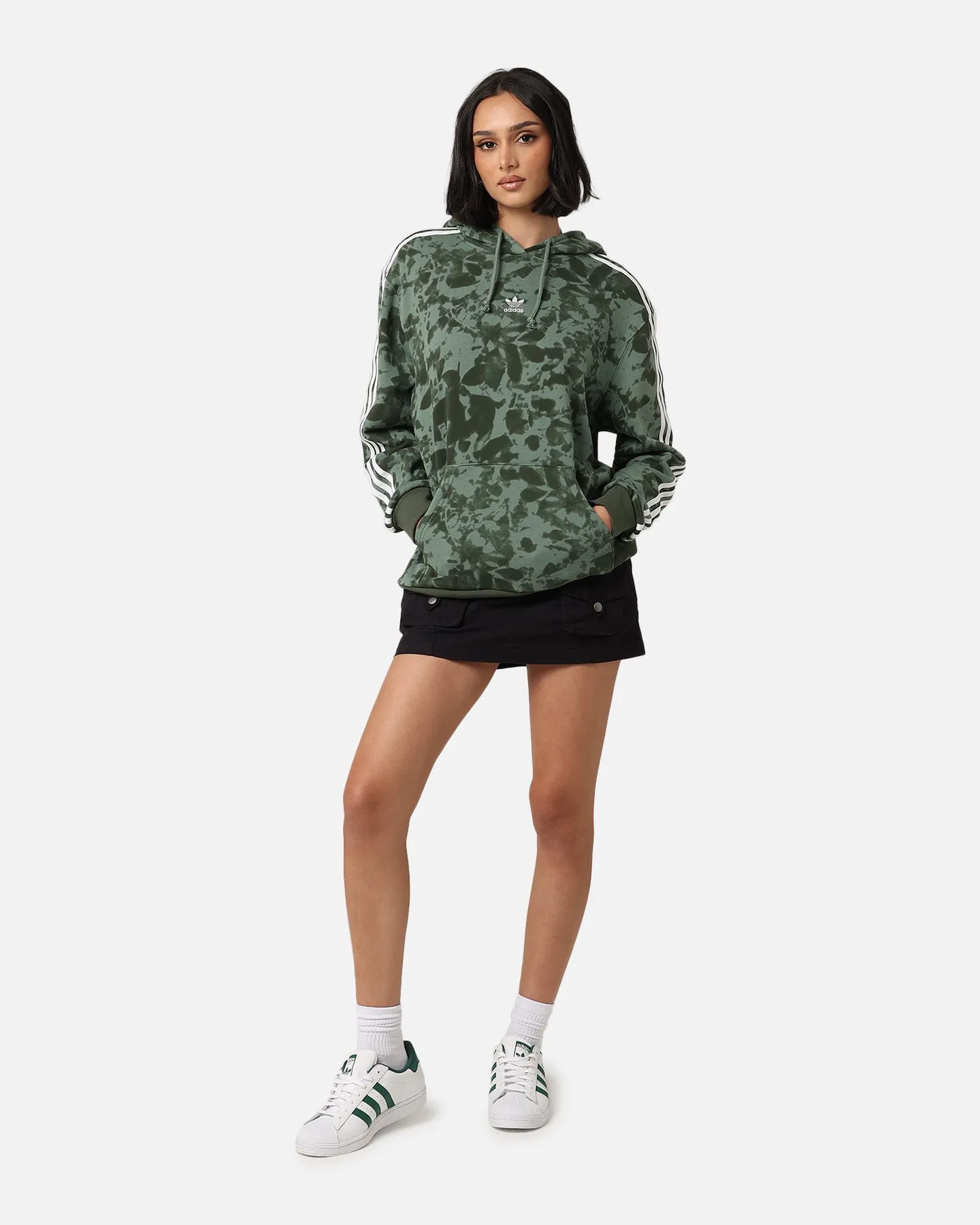 Adidas Women's AOP Hoodie Trace Green sold by Culture Kings product image thumbnail 2