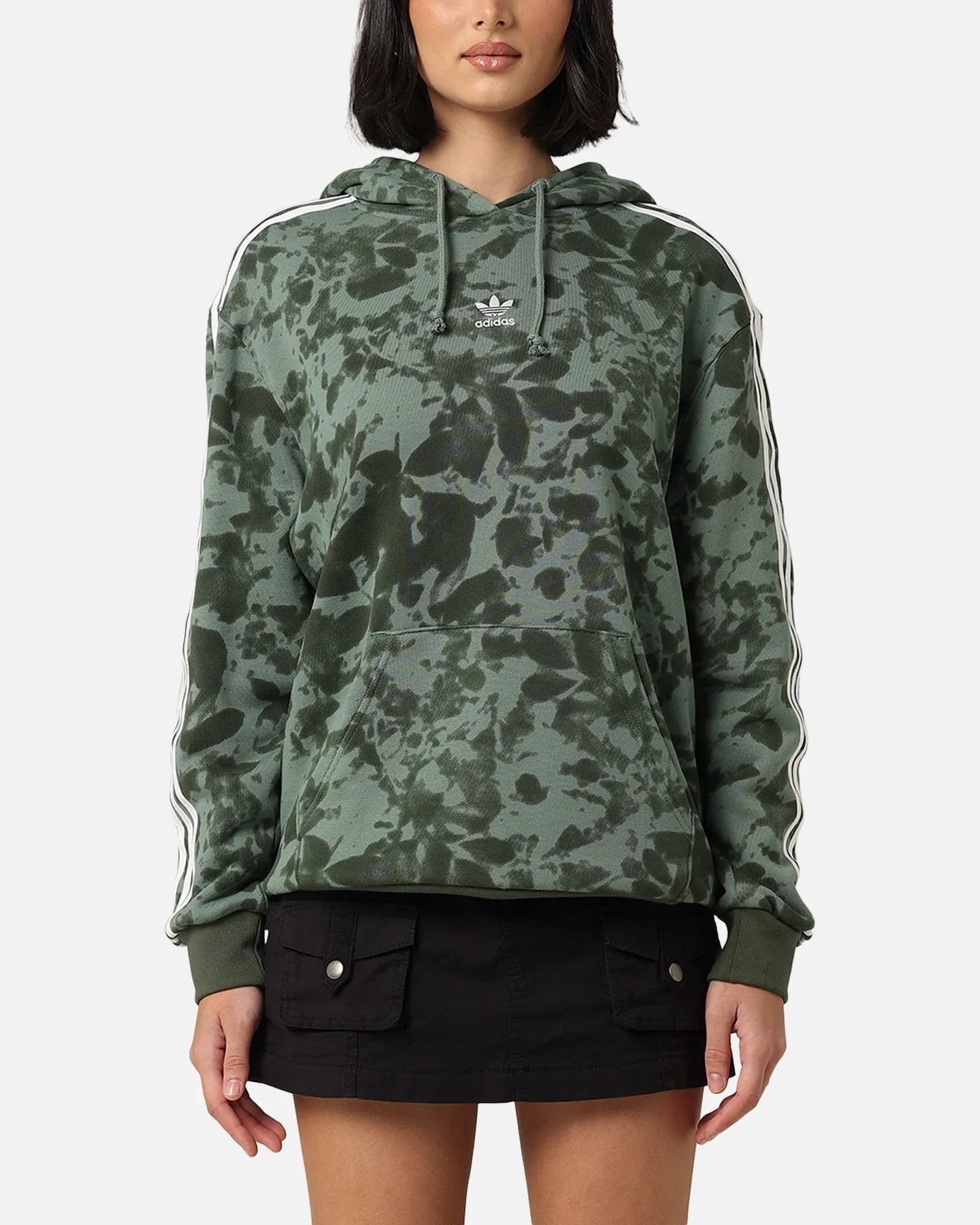 Adidas Women's AOP Hoodie Trace Green sold by Culture Kings