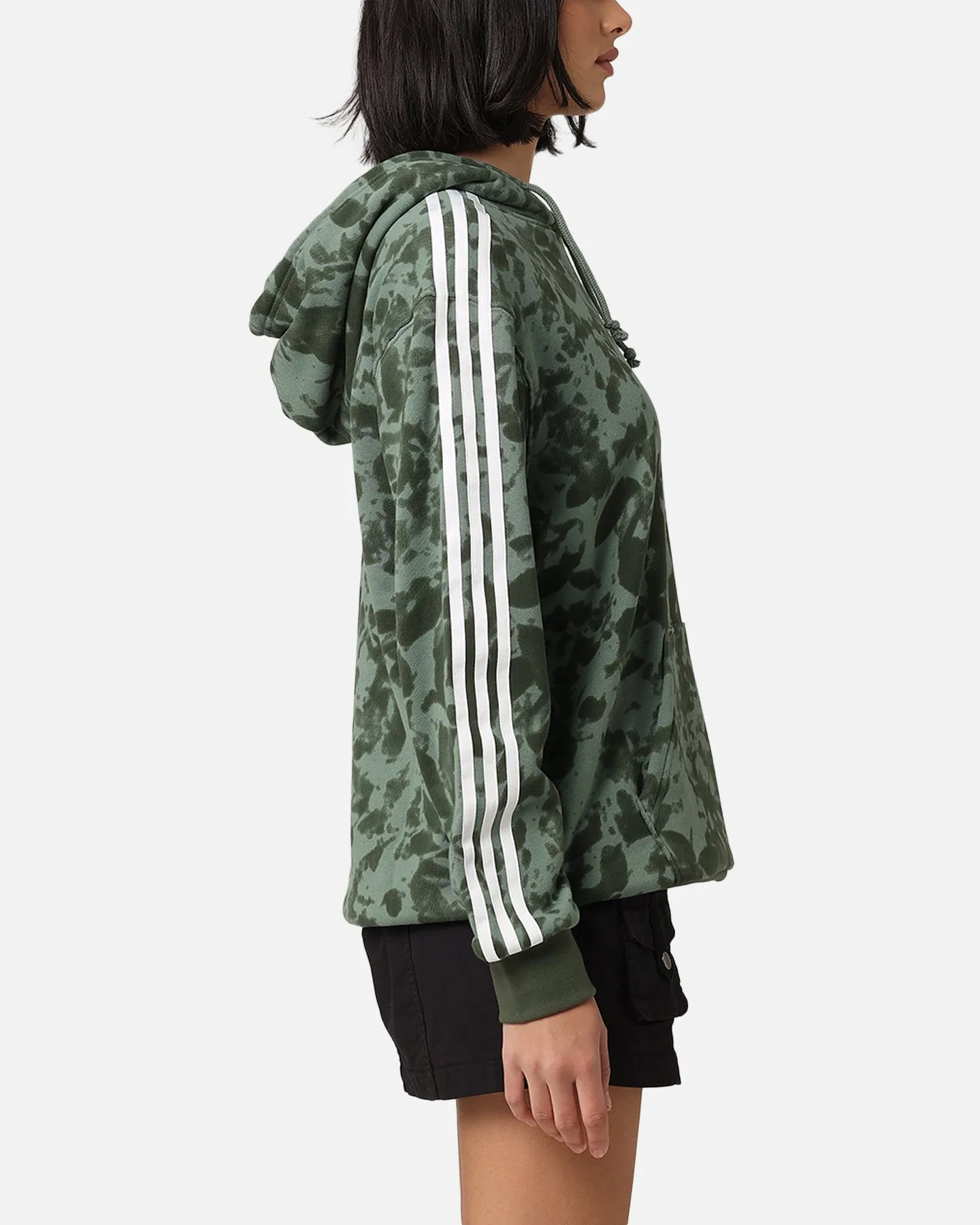 Adidas Women's AOP Hoodie Trace Green sold by Culture Kings product image thumbnail 4