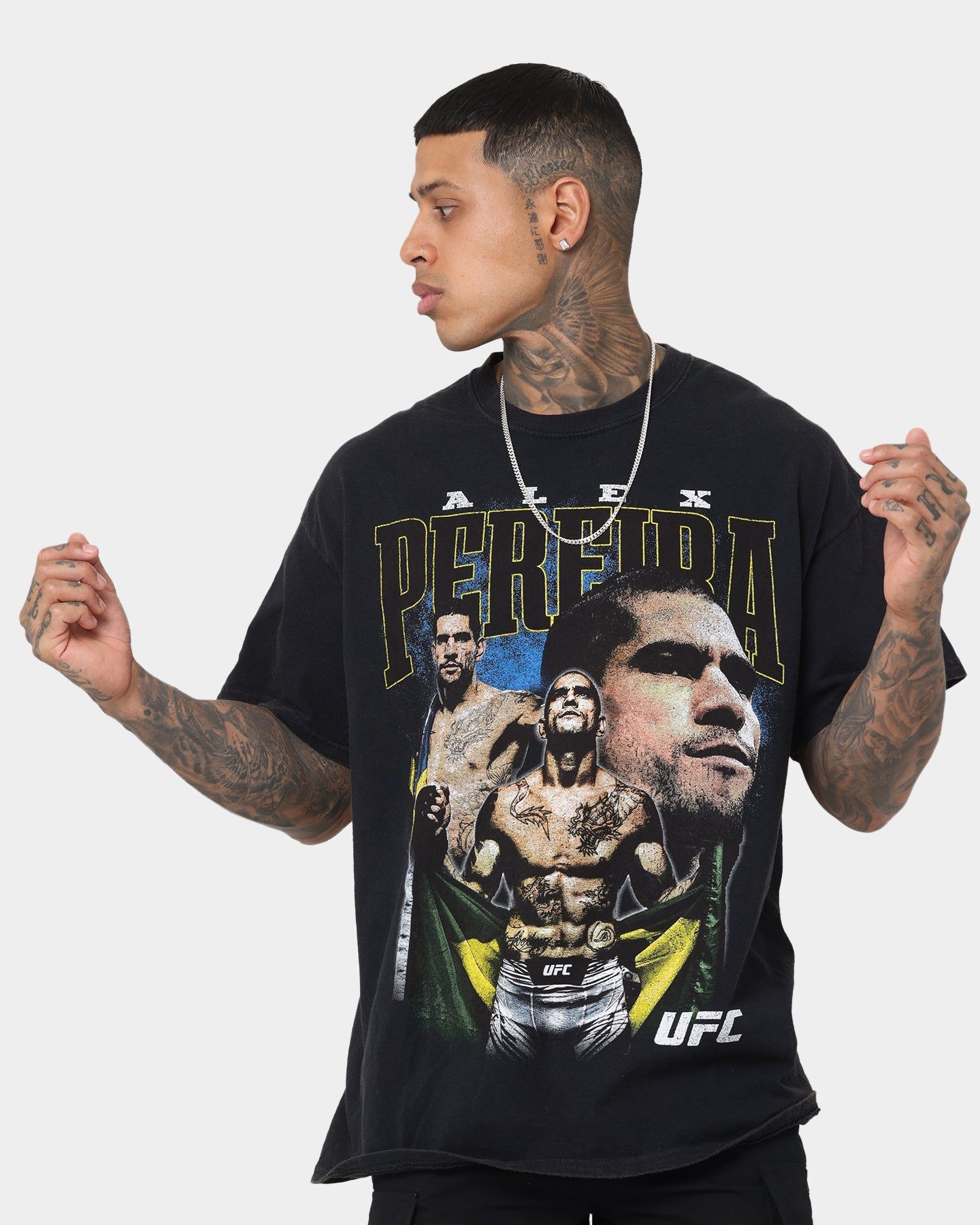 Goat Crew X UFC Alex Pereira Vintage T-Shirt Black Wash sold by Culture Kings