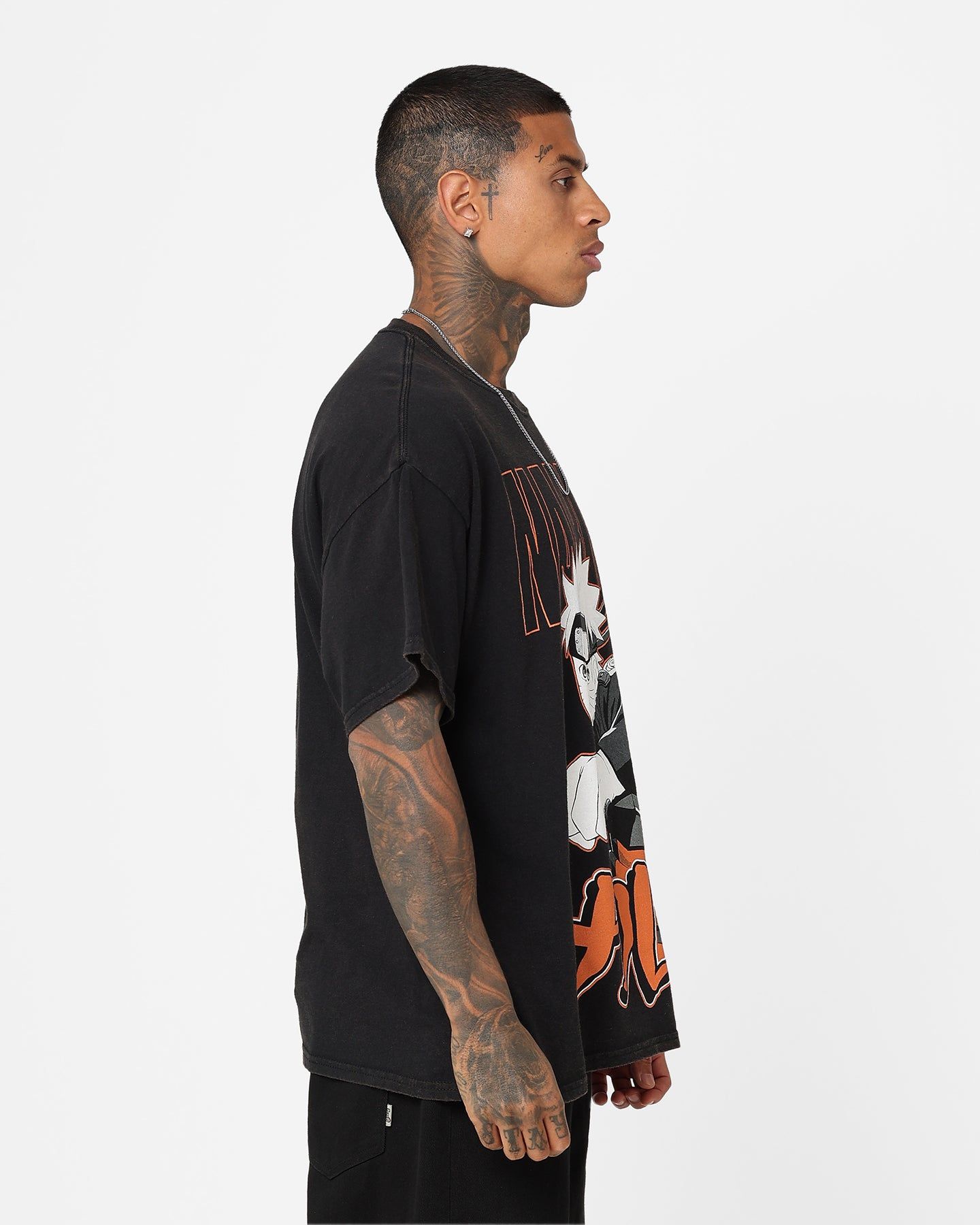 Goat Crew X Naruto Naruto Vintage T-Shirt Black Wash | Parallel